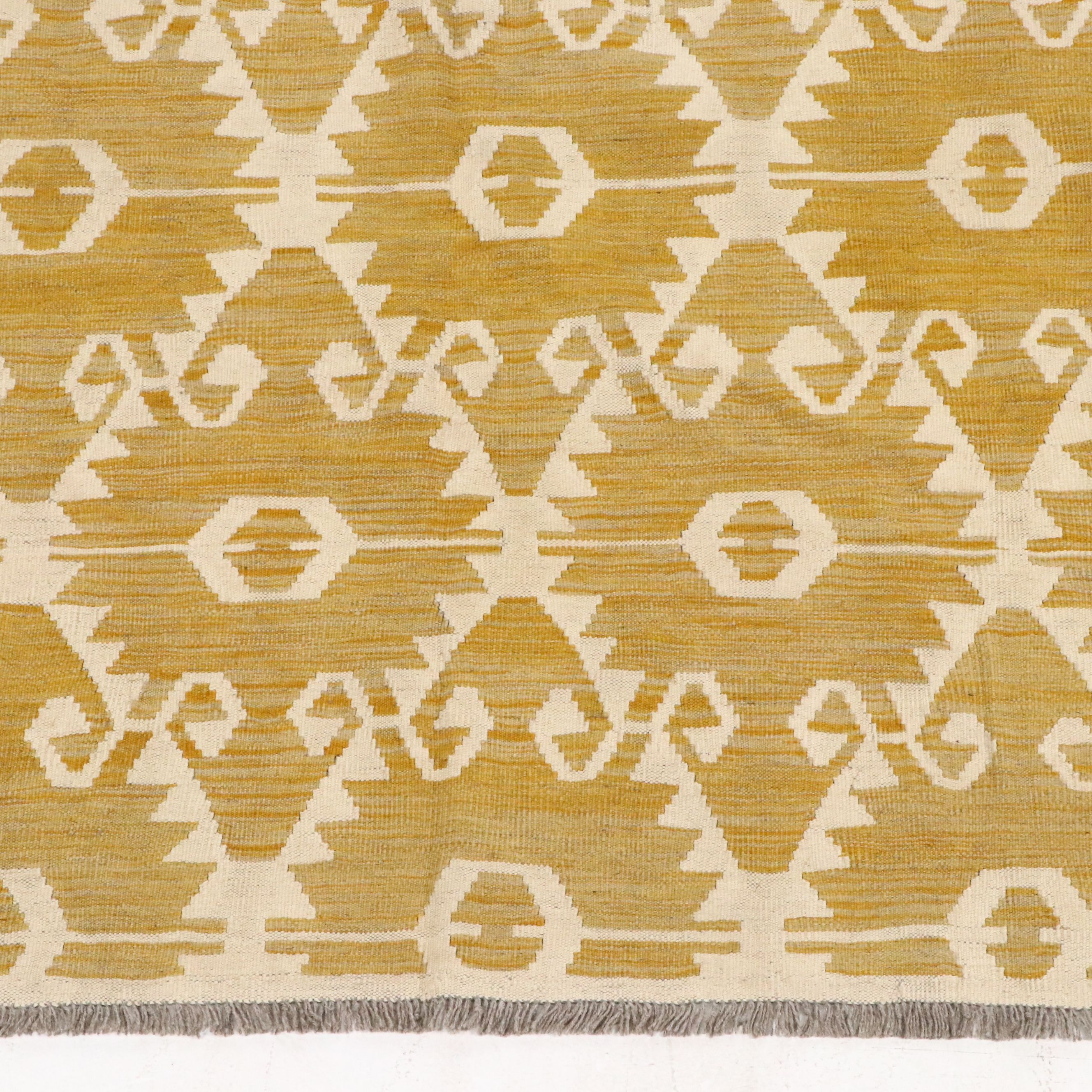 8'3 x 10' Handwoven Pakistani Kilim Trellis Area Rug