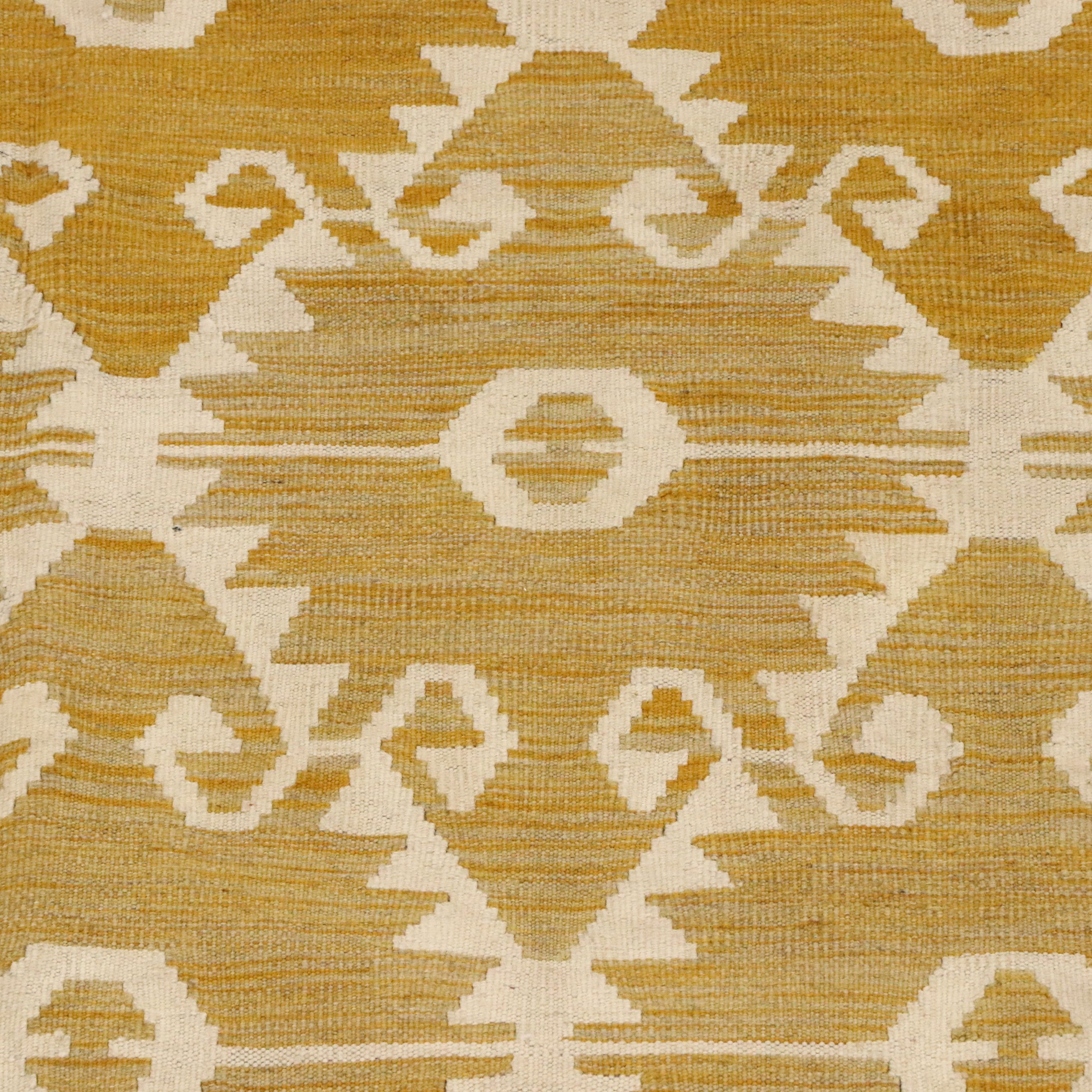 8'3 x 10' Handwoven Pakistani Kilim Trellis Area Rug