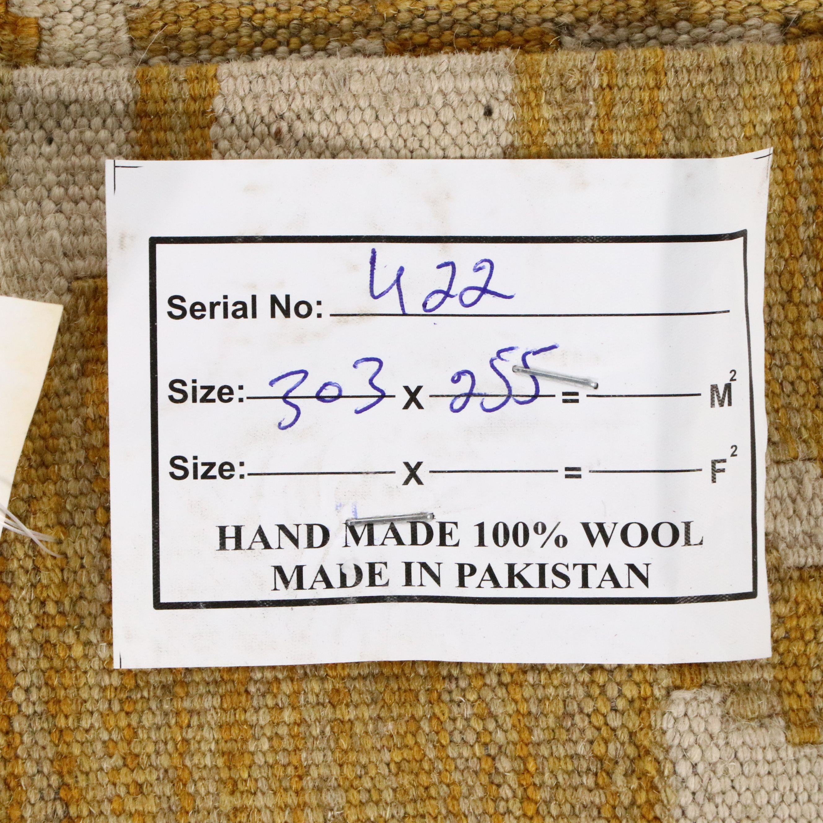 8'3 x 10' Handwoven Pakistani Kilim Trellis Area Rug