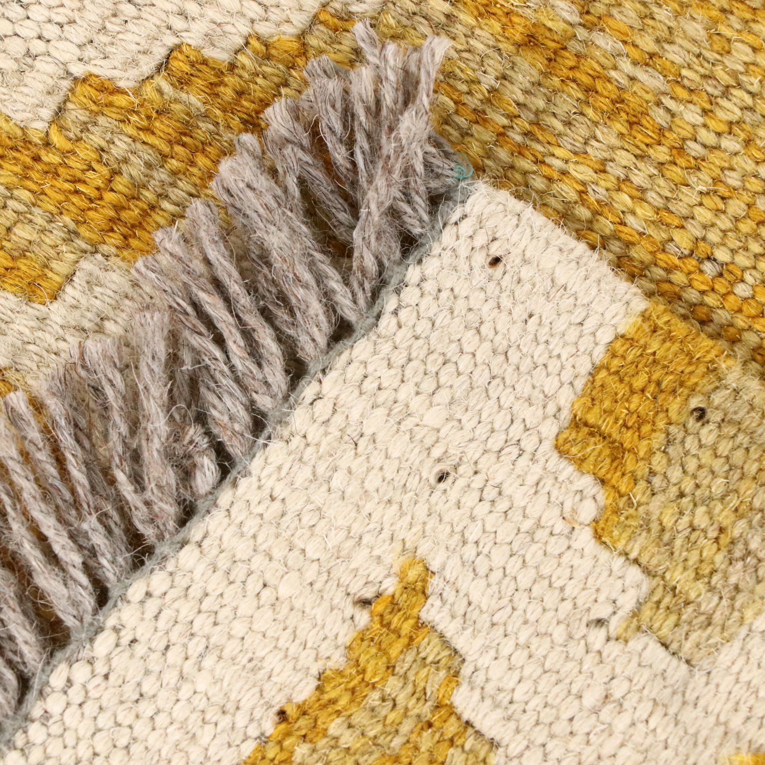 8'3 x 10' Handwoven Pakistani Kilim Trellis Area Rug