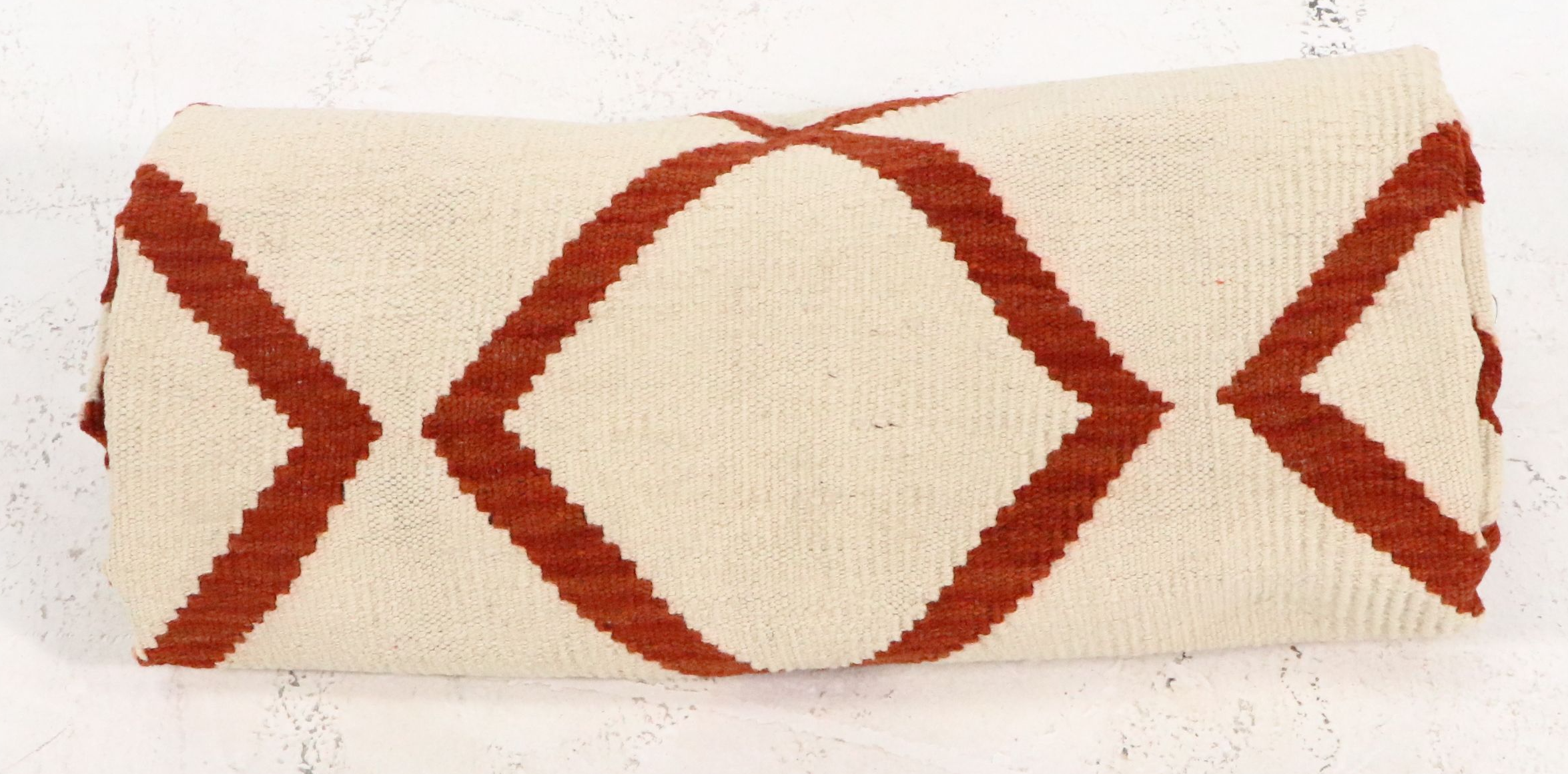 5'5 x 6'7 Handwoven Monochrome Kilim Area Rug
