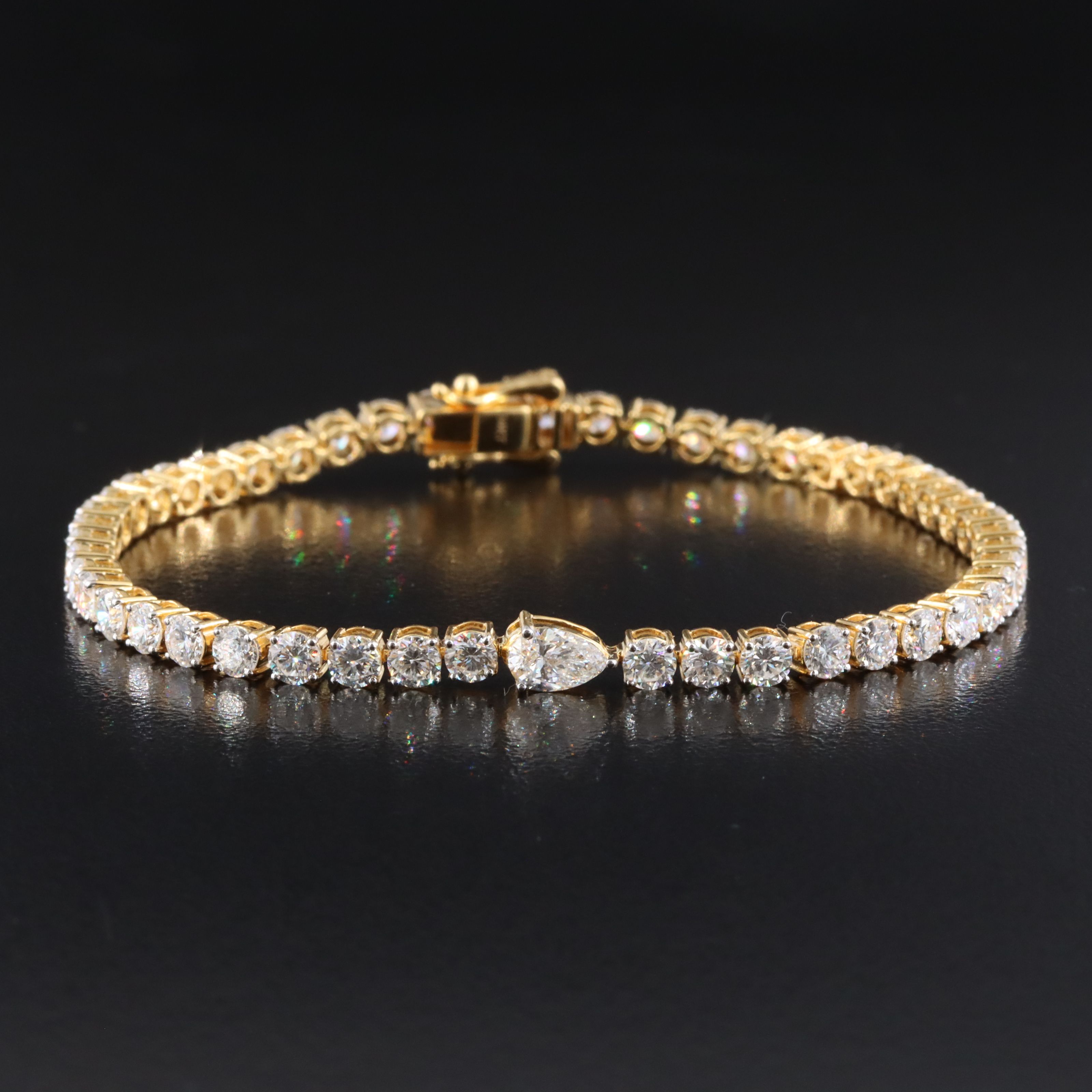 14K 6.08 CTW Lab Grown Diamond Line Bracelet