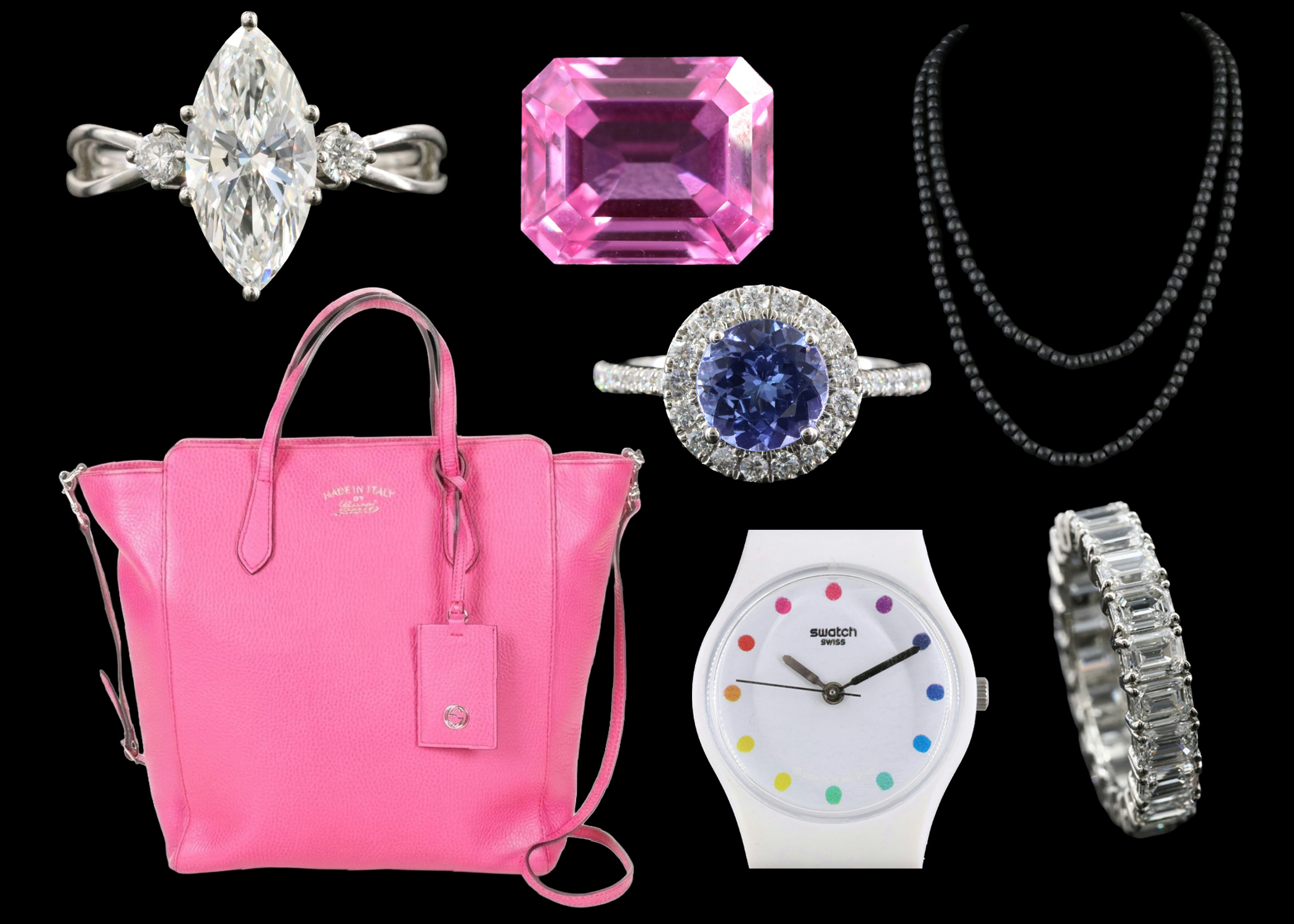 Radiant Rarities: Designer Timepieces, Luxury Handbags & Fine Diamond Jewelry