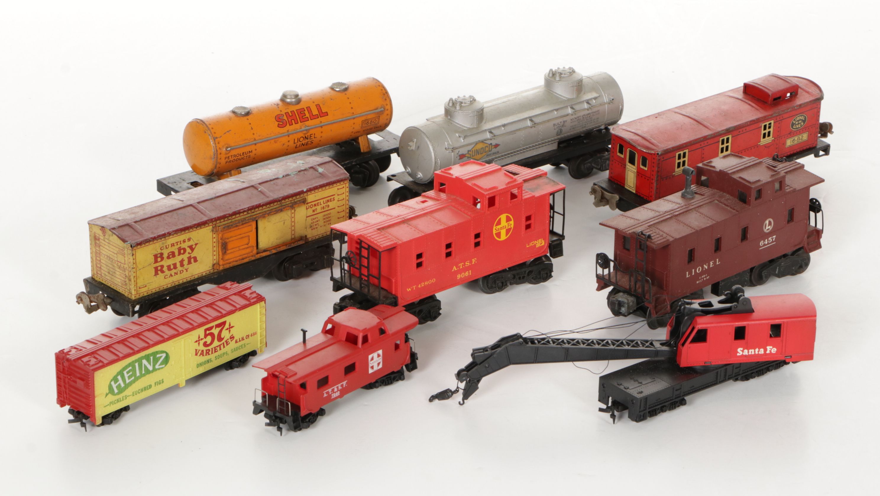Lionel Locomotives with Boxcars, Cabooses, Accessories and More