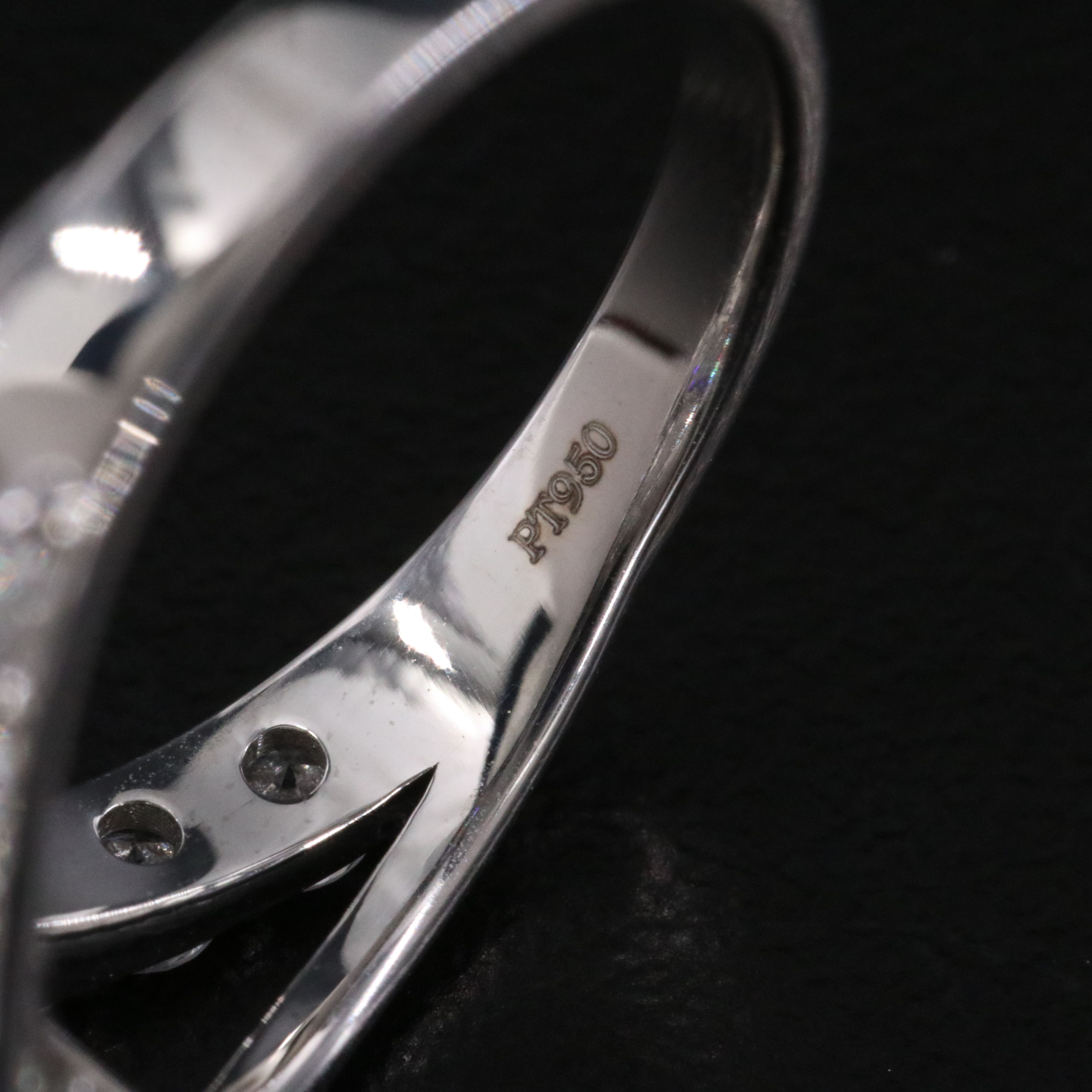 Platinum 5.08 CTW Lab Grown Diamond Ring with IGI Report