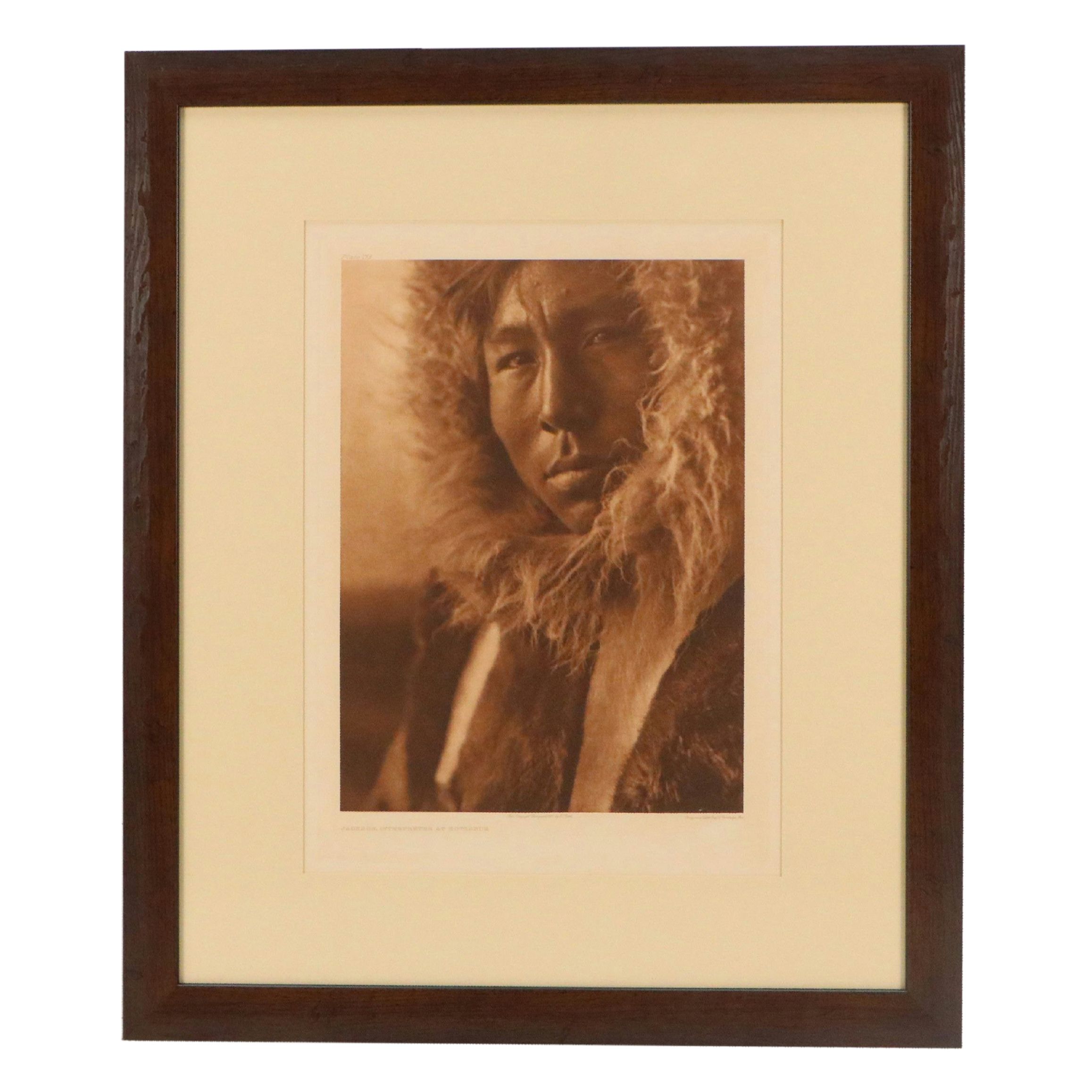 Edward S. Curtis Photogravure "Jackson, Interpreter at Kotzebue," 1928