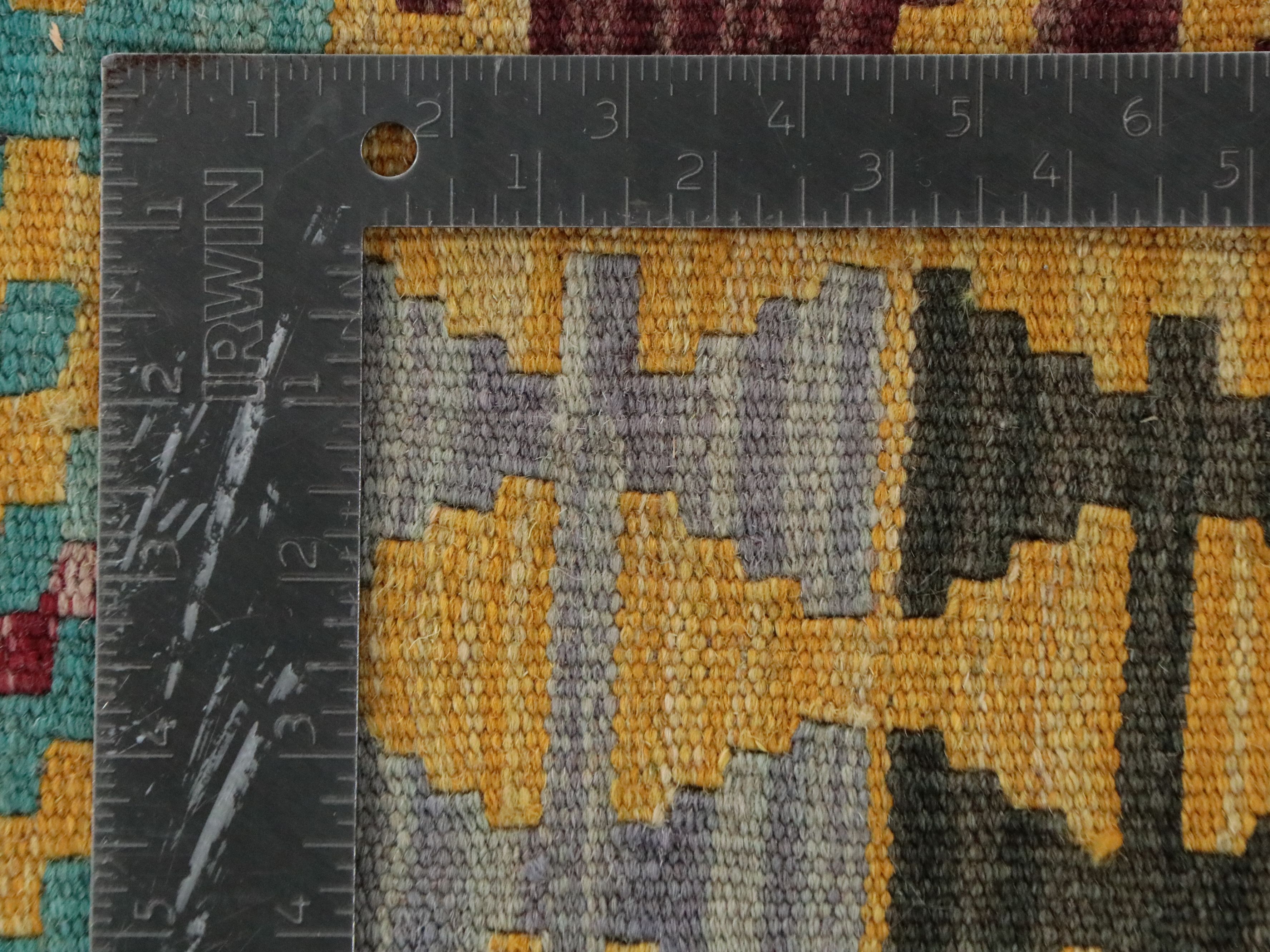 6'6 x 10' Handwoven Pakistani Kilim Area Rug