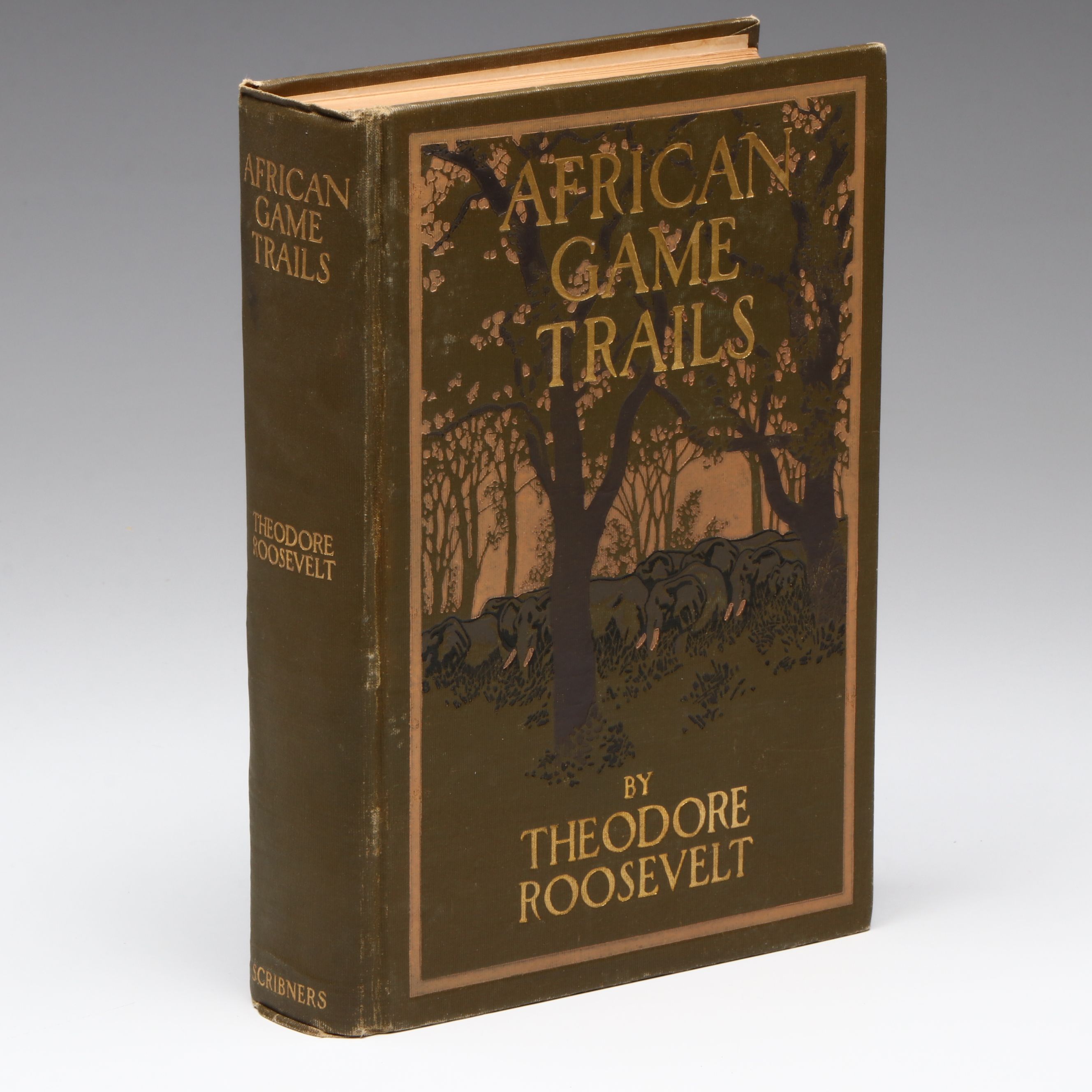First Trade Edition "African Game Trails" by Theodore Roosevelt, 1910