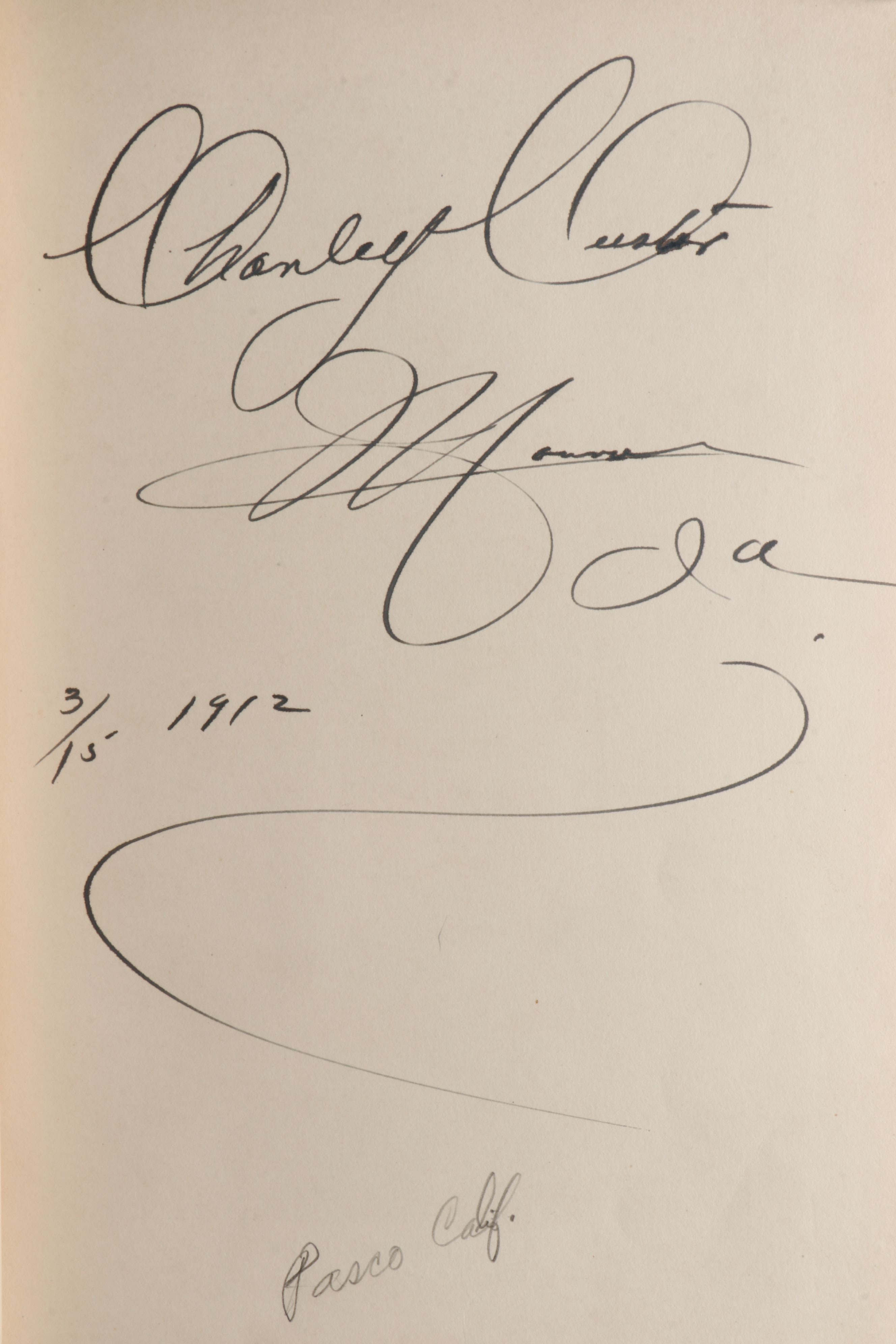 First Trade Edition "African Game Trails" by Theodore Roosevelt, 1910