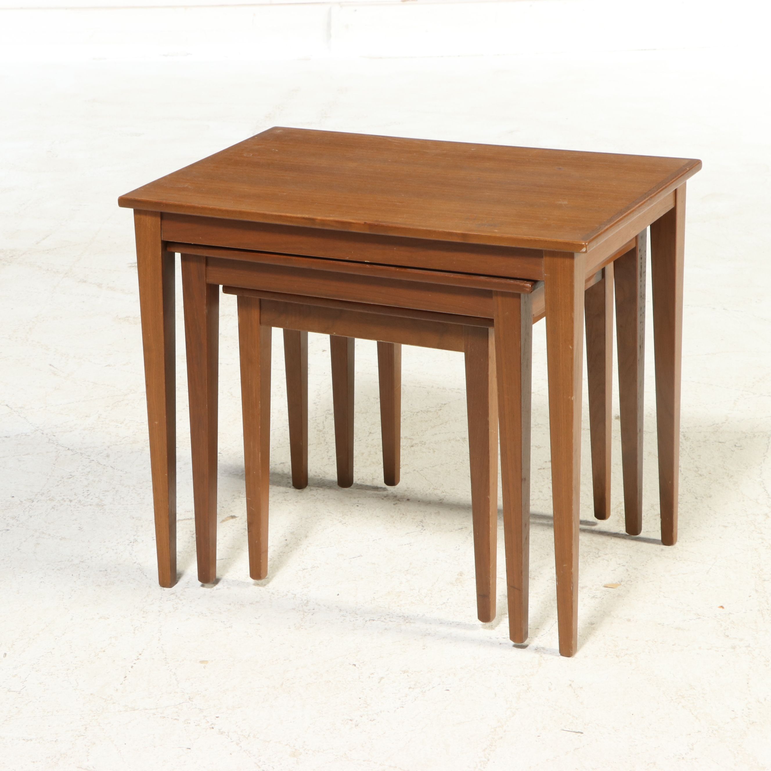 Scandinavian Modern Teak Nesting Tables, Mid-20th Century