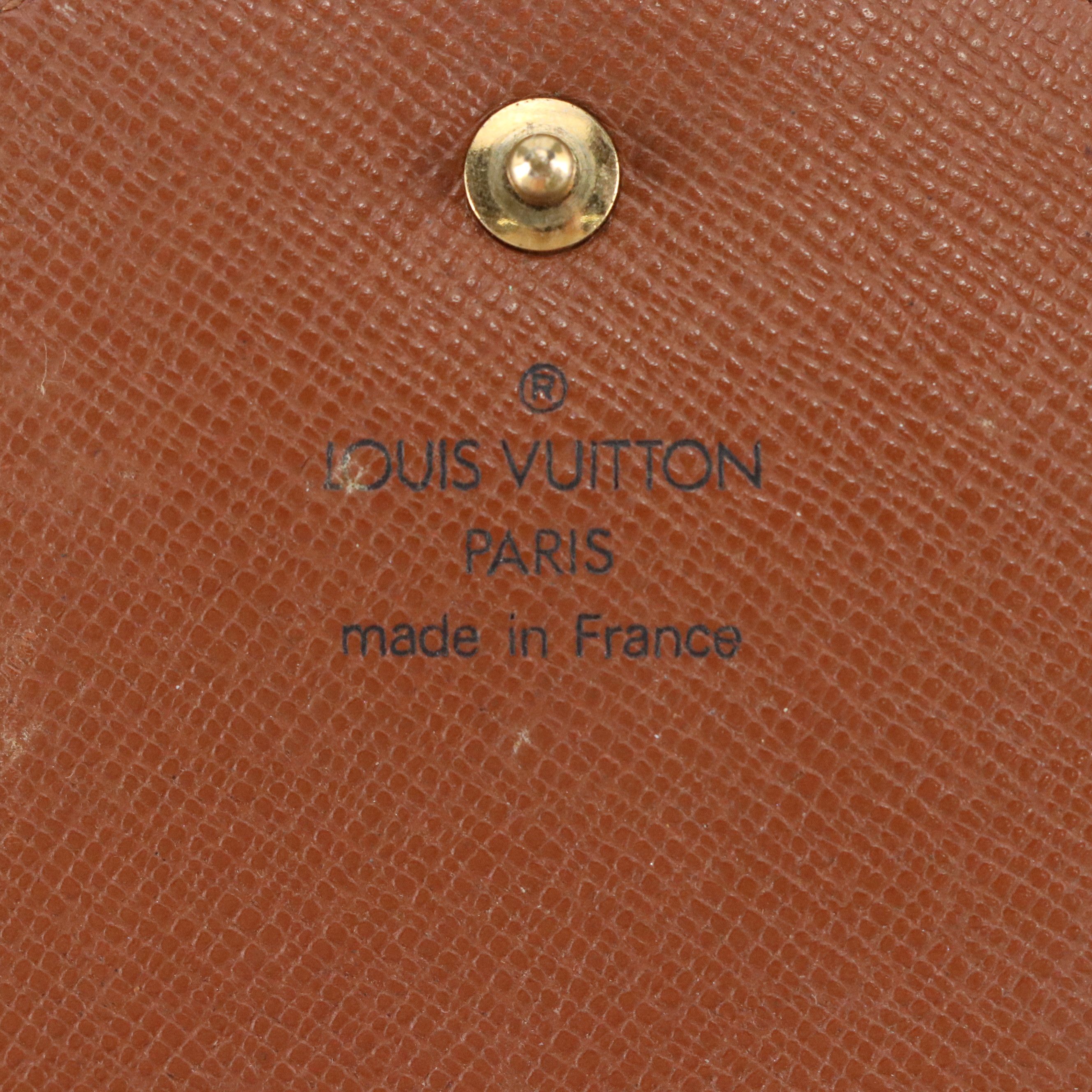 Louis Vuitton Porte-Monnaie Gousset in Monogram Canvas