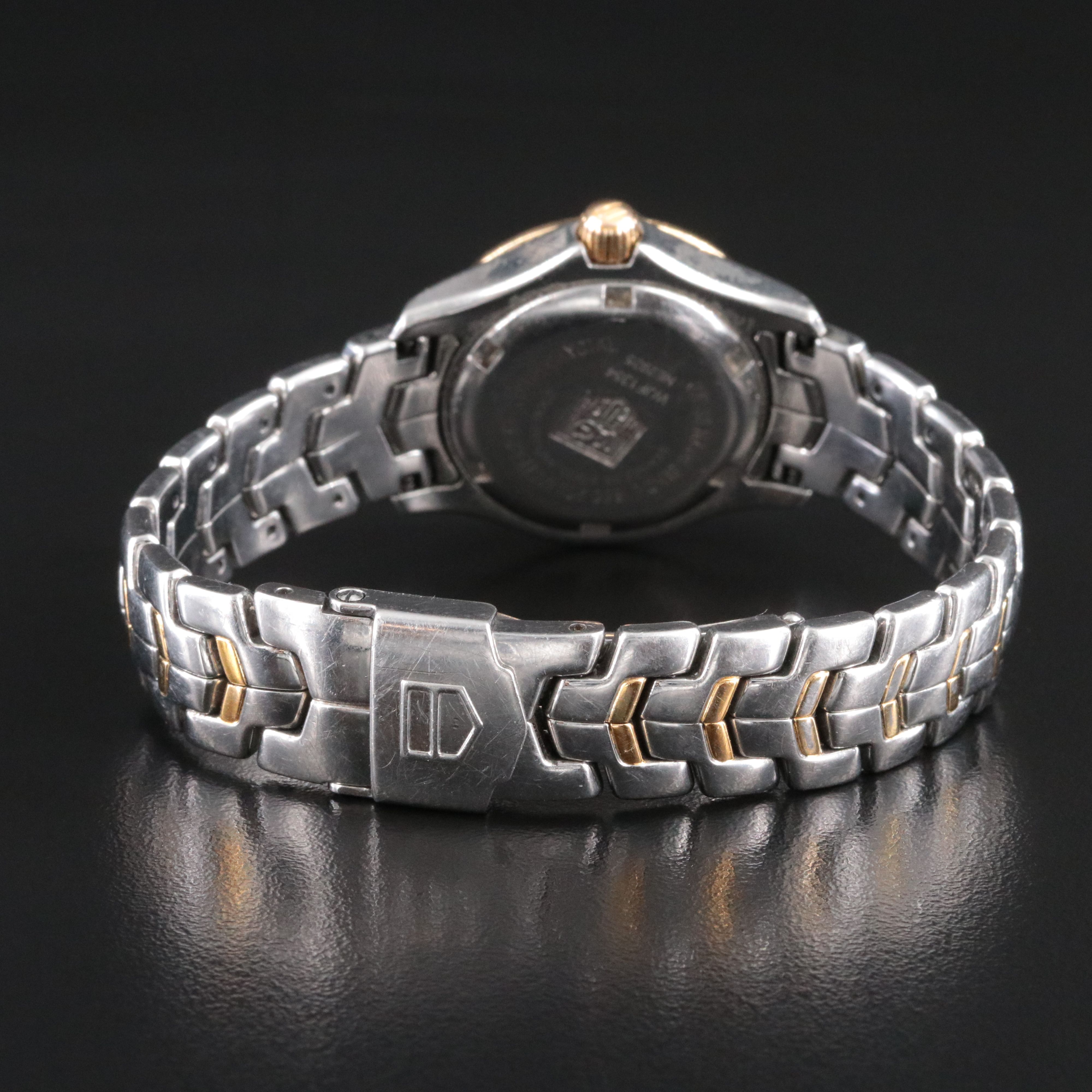 TAG Heuer Link M.O.P. Diamond Dial & 18K Diamond Bezel WJF1354 Model Watch