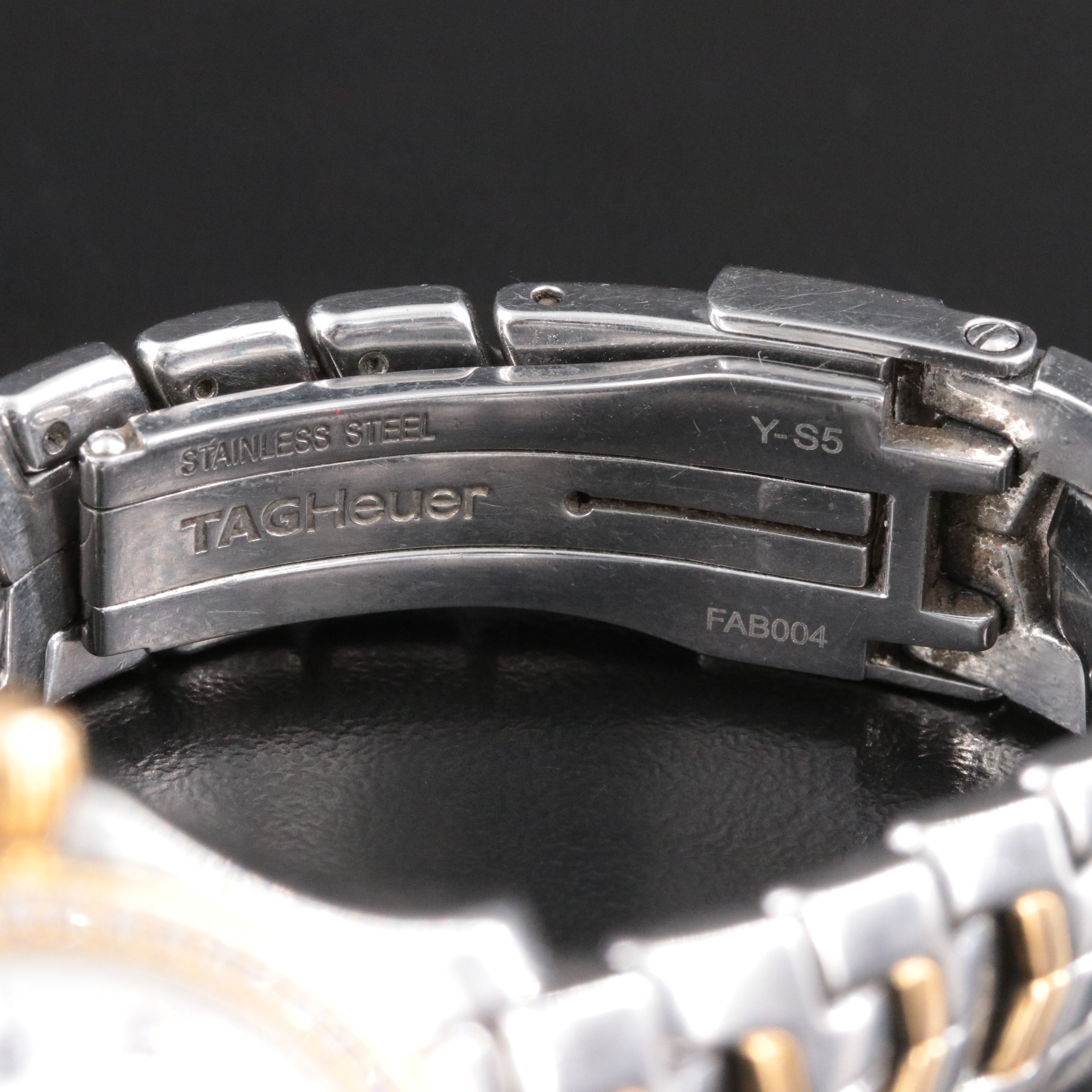 TAG Heuer Link M.O.P. Diamond Dial & 18K Diamond Bezel WJF1354 Model Watch
