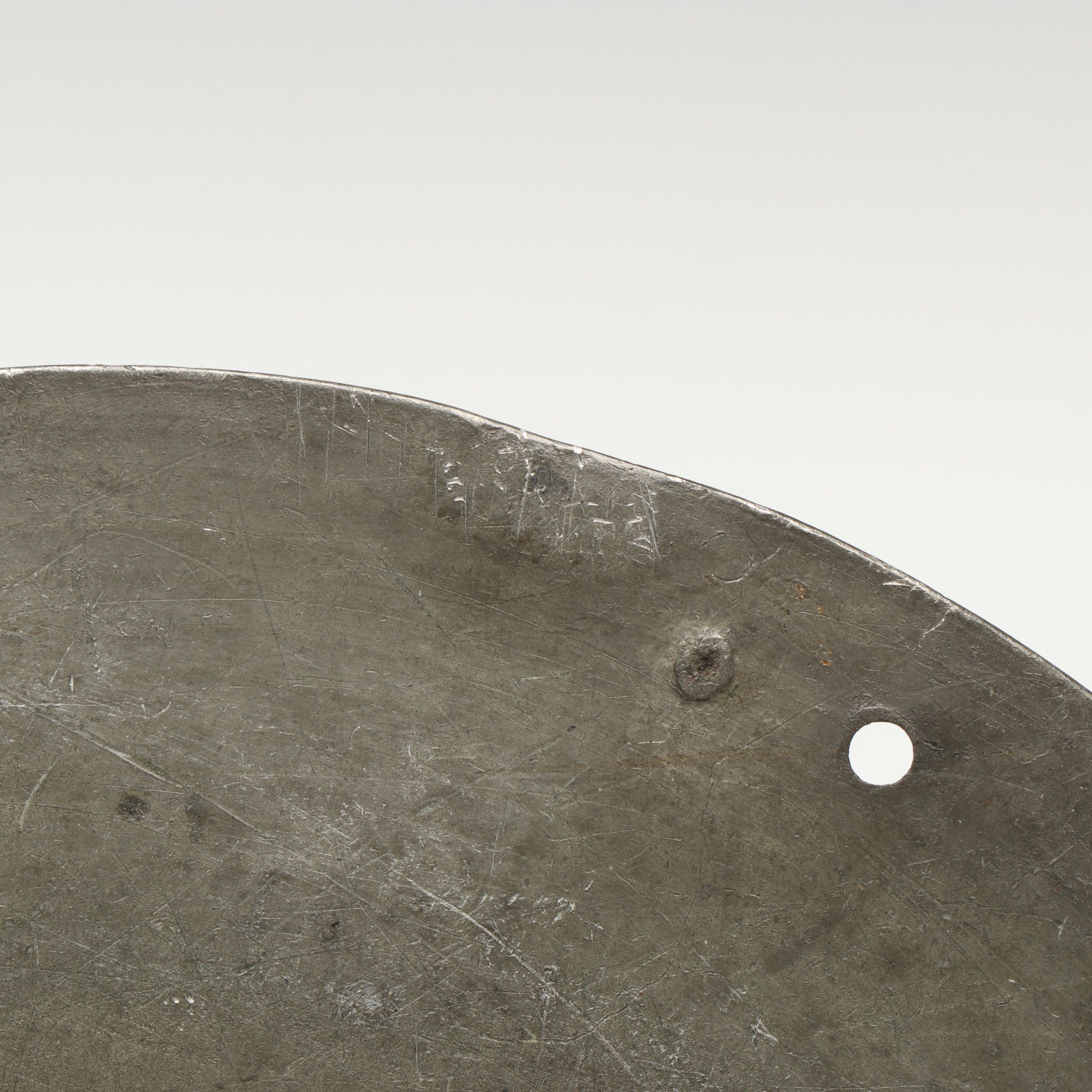 Nautical Pewter Capstan Inkwell, Late 19th/Early 20th C.