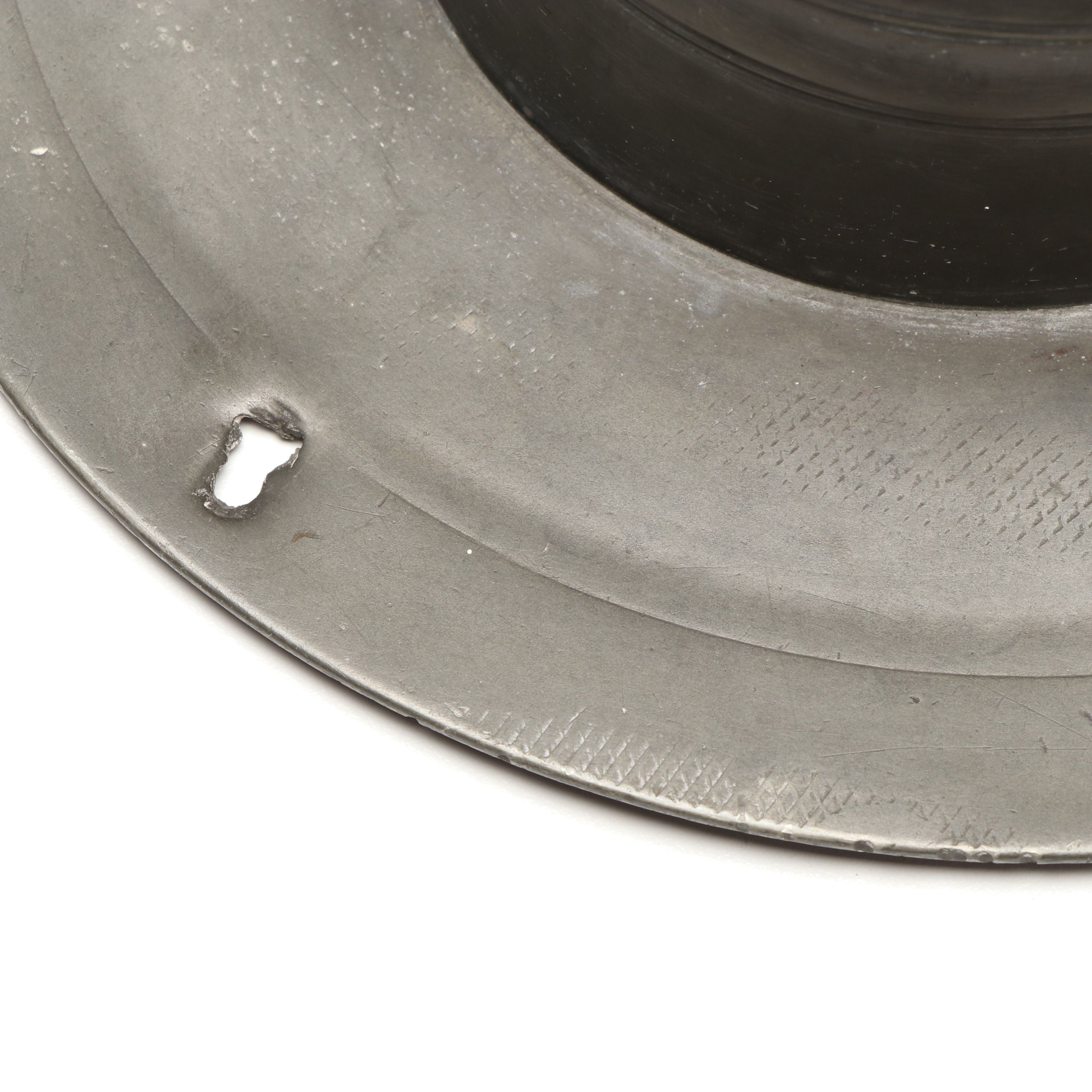 Nautical Pewter Capstan Inkwell, Late 19th/Early 20th C.