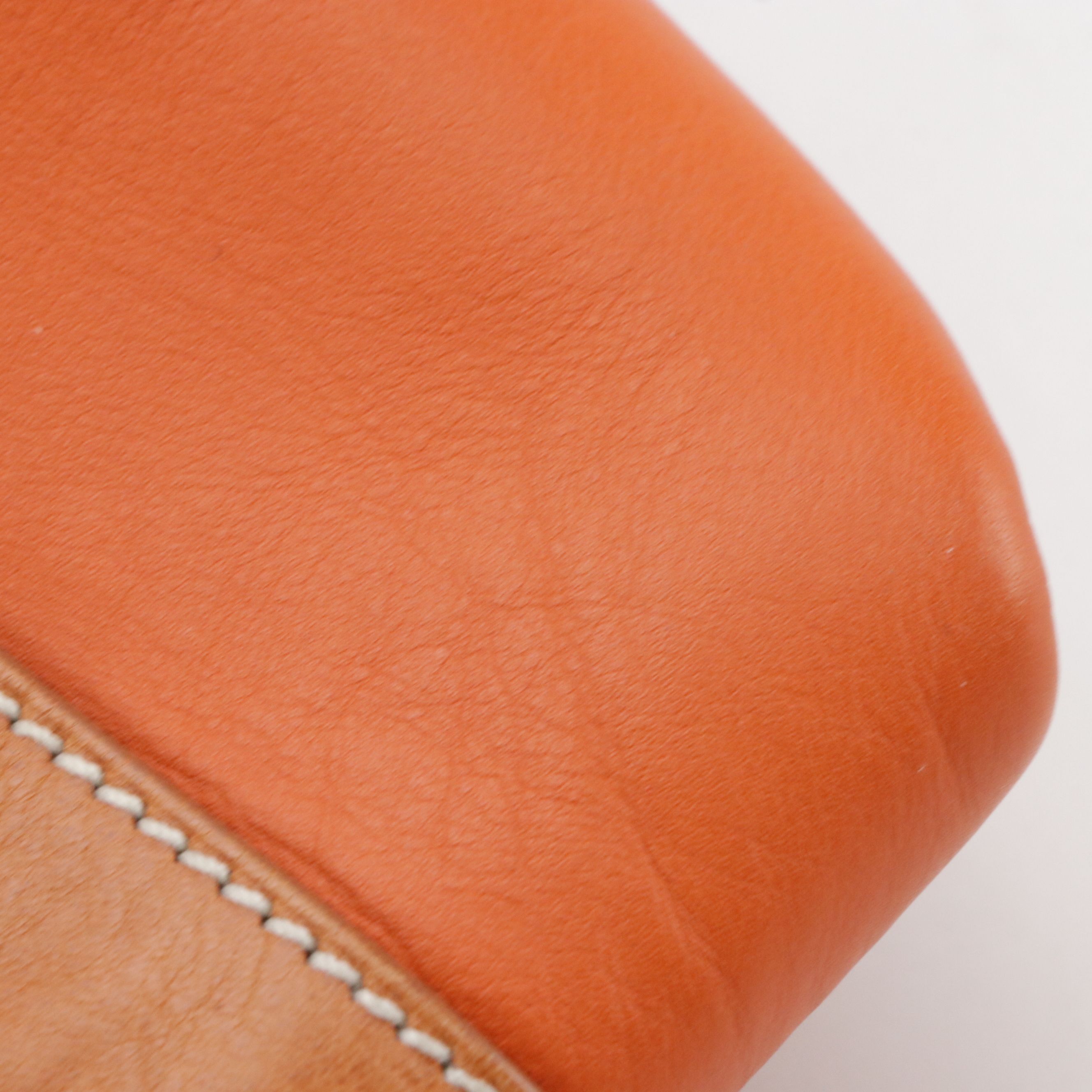 Salvatore Ferragamo Sookie Flap Satchel in Calendula/Tan Calfskin Leather