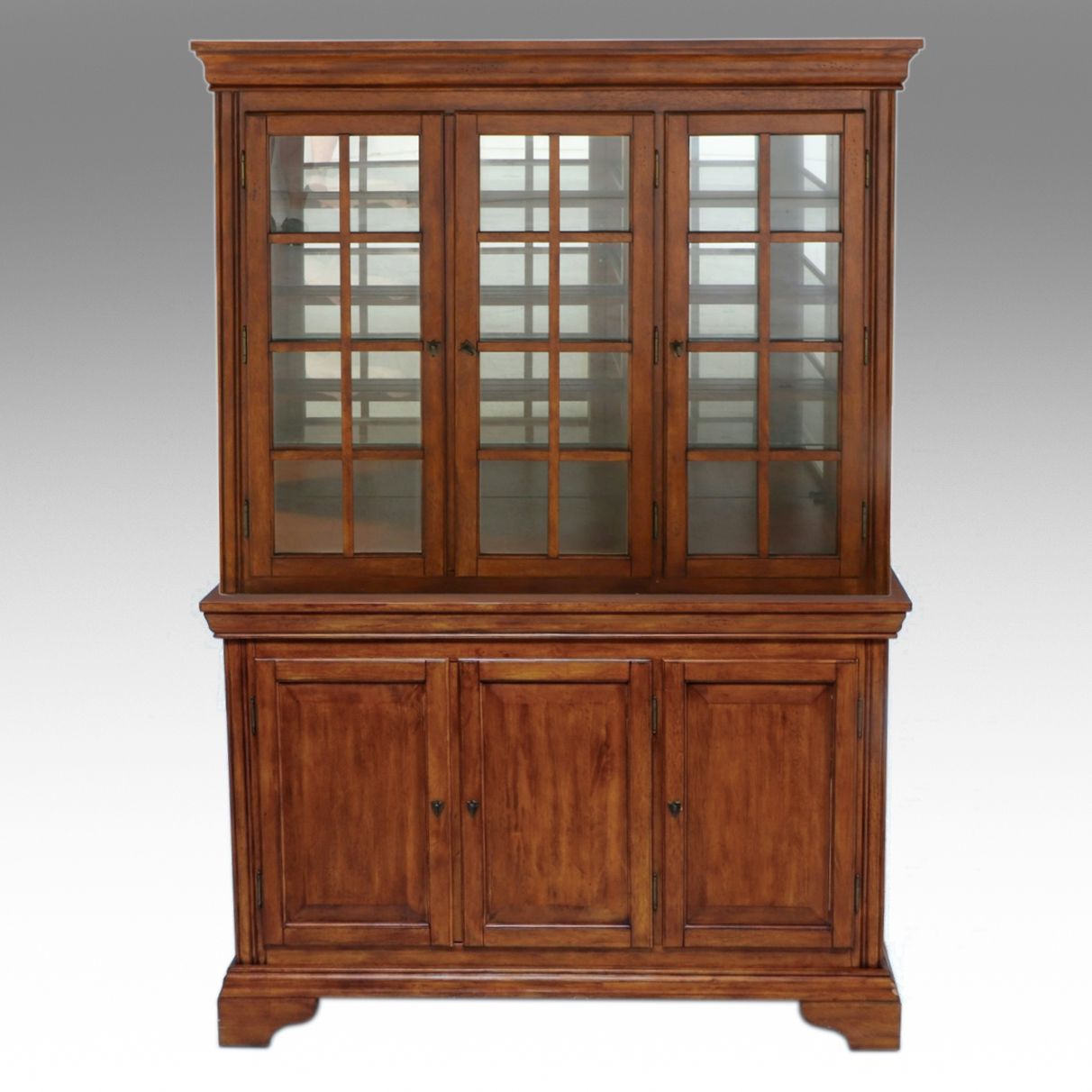 Ashley Furniture "Villa Marie" Cherry Finish China Cabinet