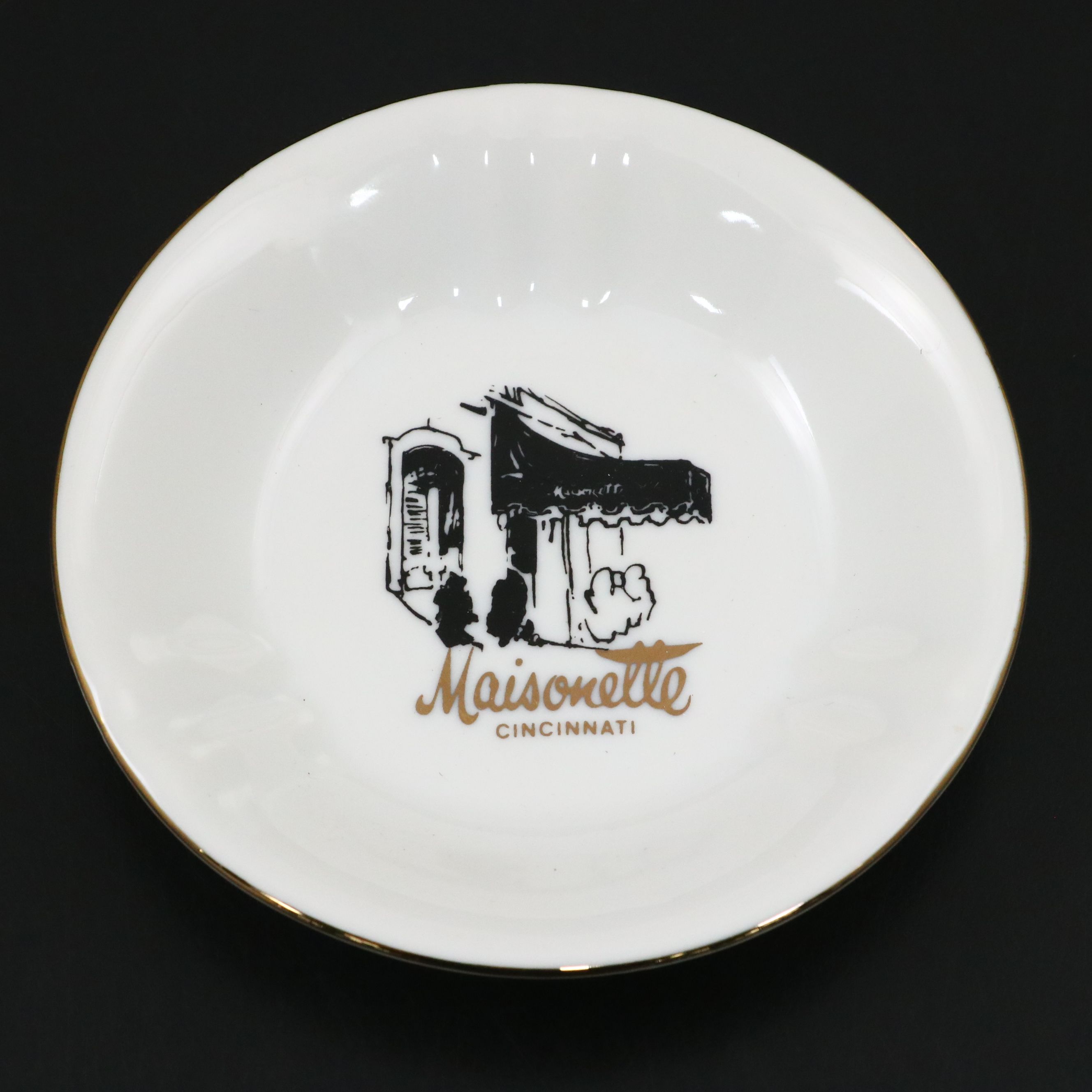 Cincinnati Maisonette Porcelain Ashtray