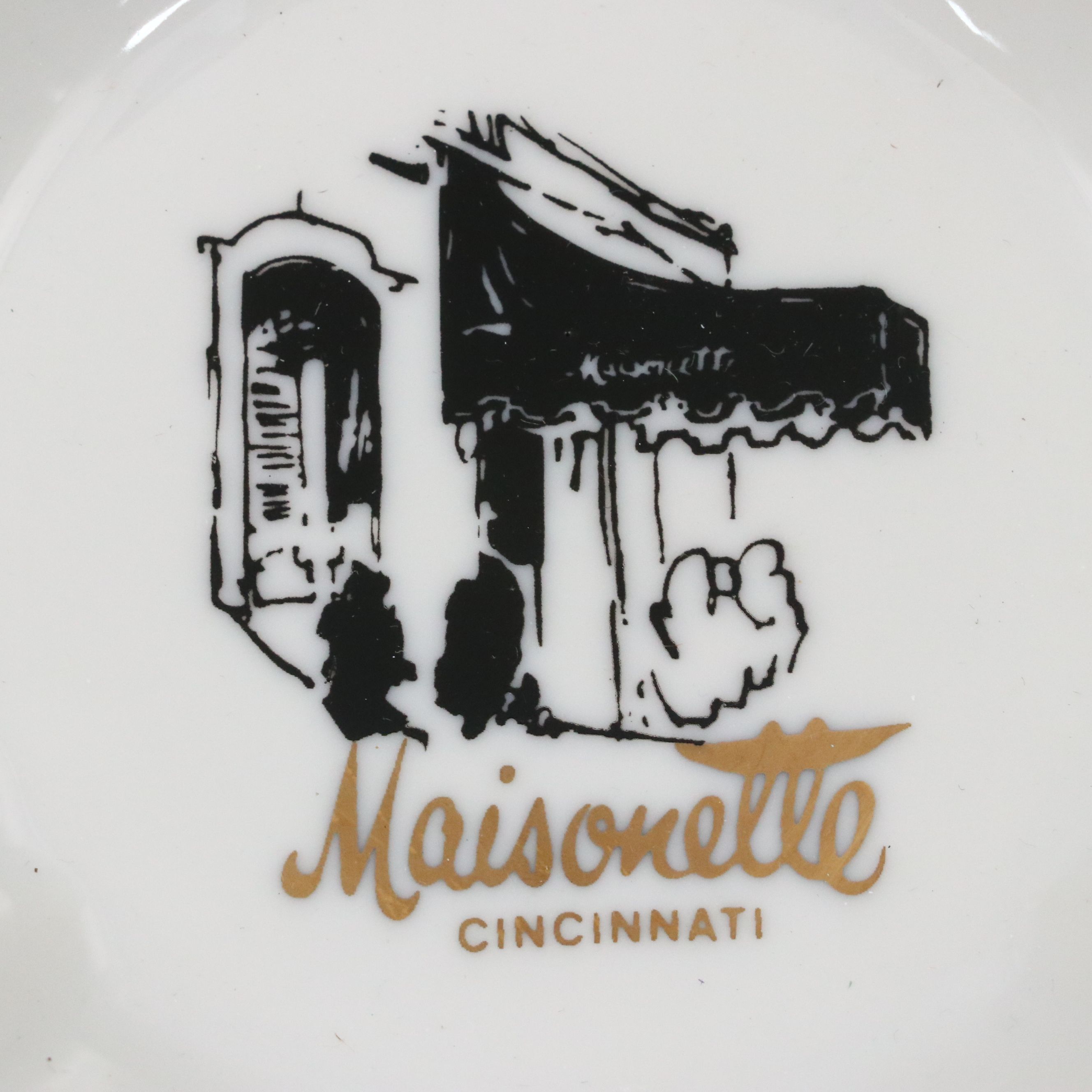 Cincinnati Maisonette Porcelain Ashtray