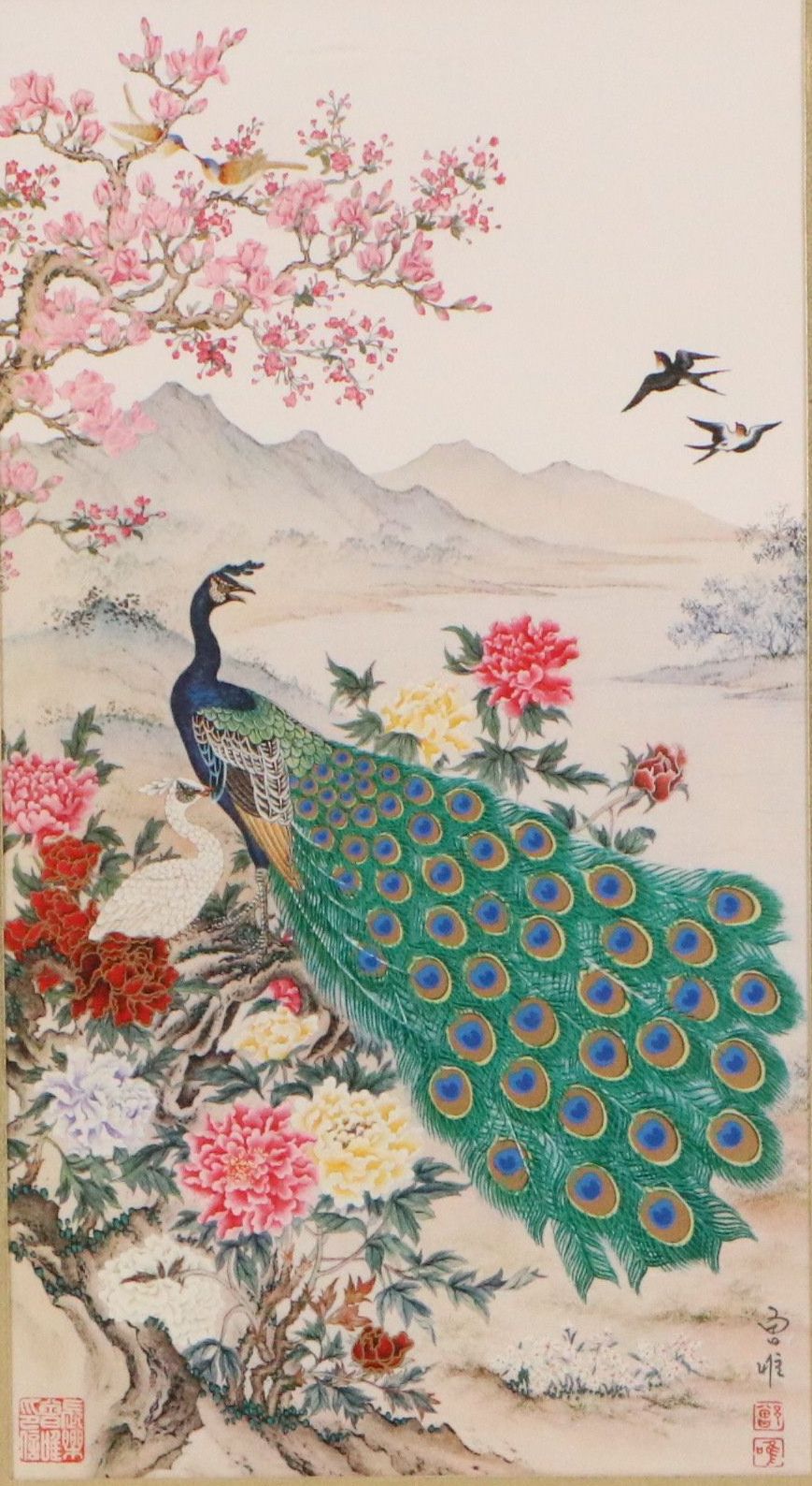 Wei Tseng-Yang Embellished Offset Lithograph "The Awakening of Spring"