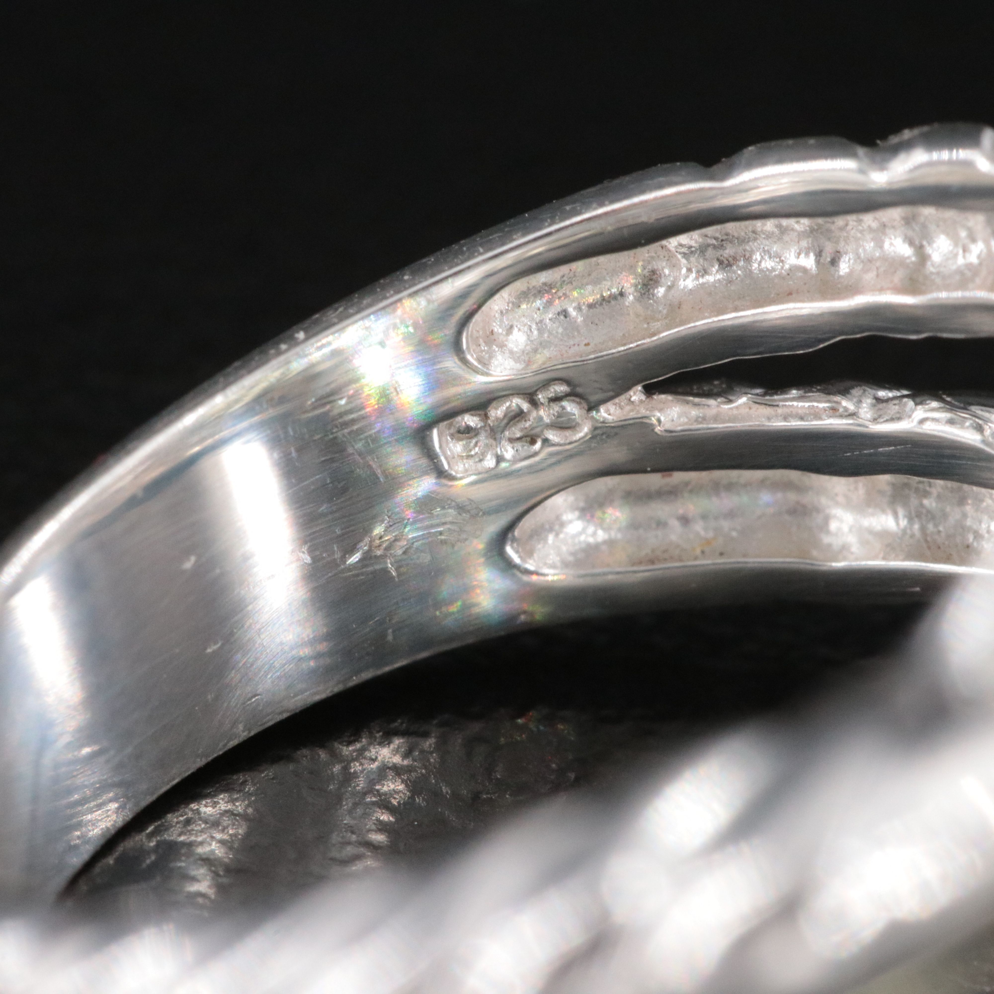 Sterling Prasiolite Ring