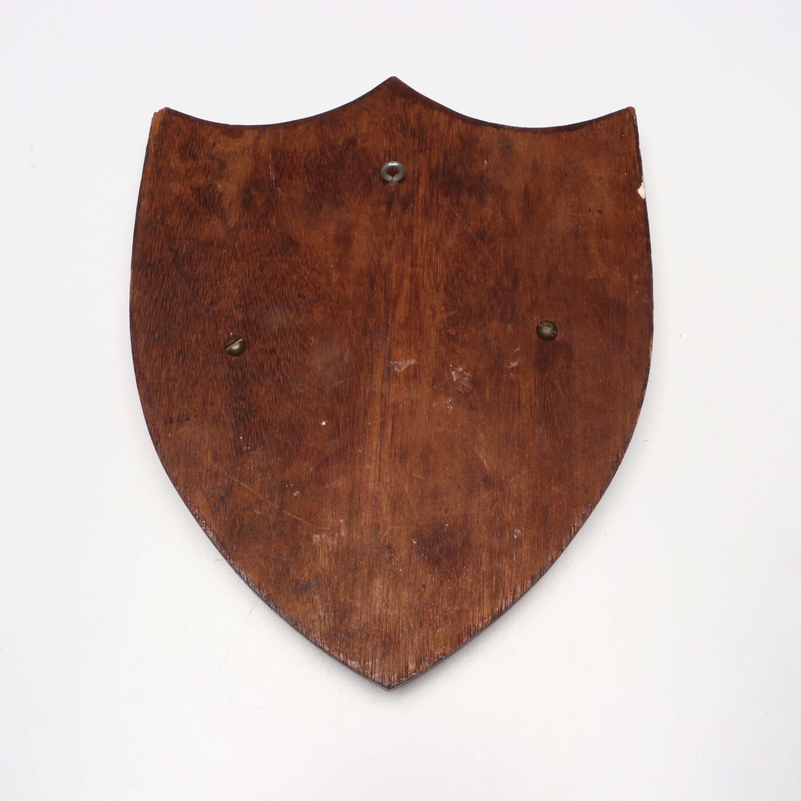 USS Davis Bronze and Wood Armorial Plaque