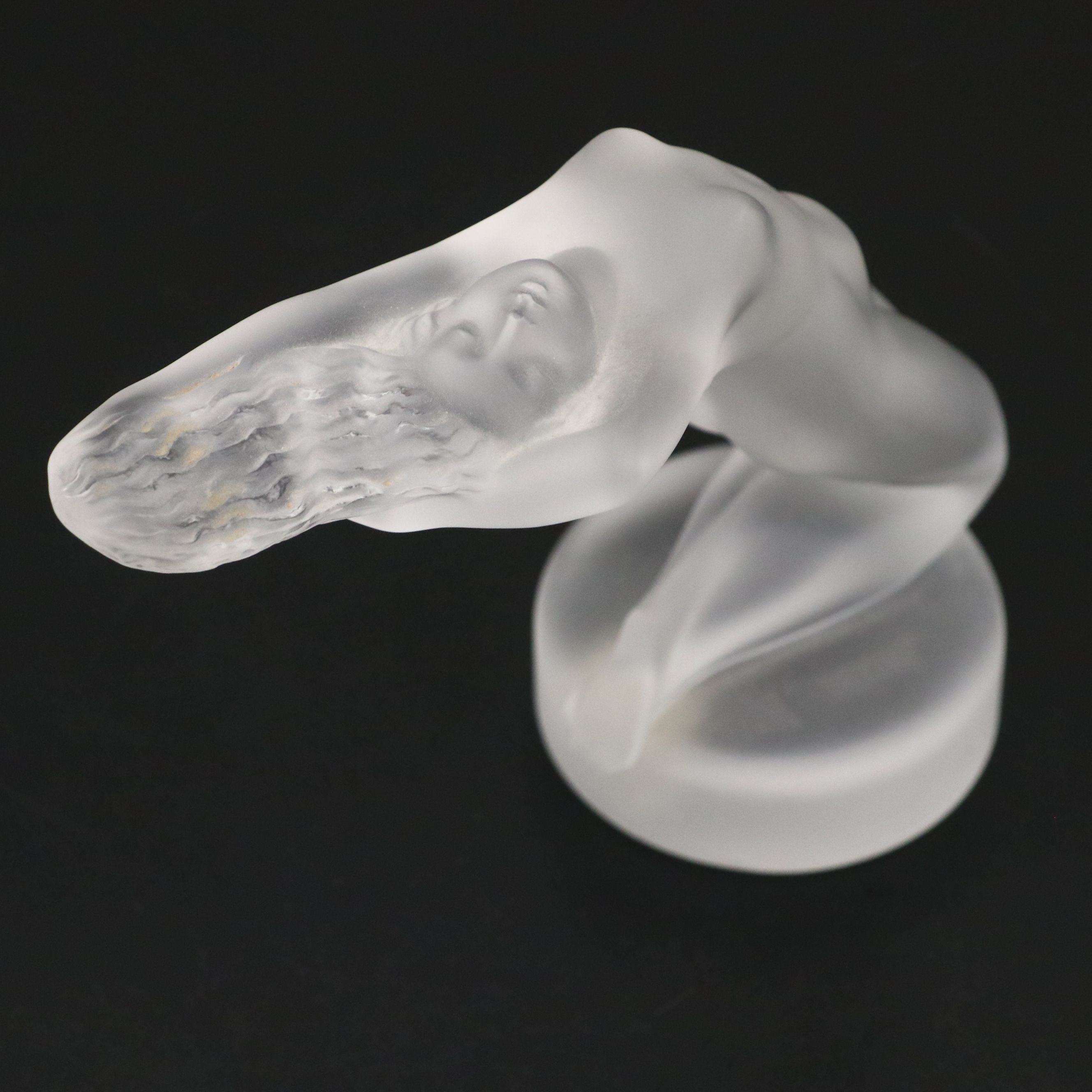 Lalique "Chrysis" Frosted Crystal Figurine