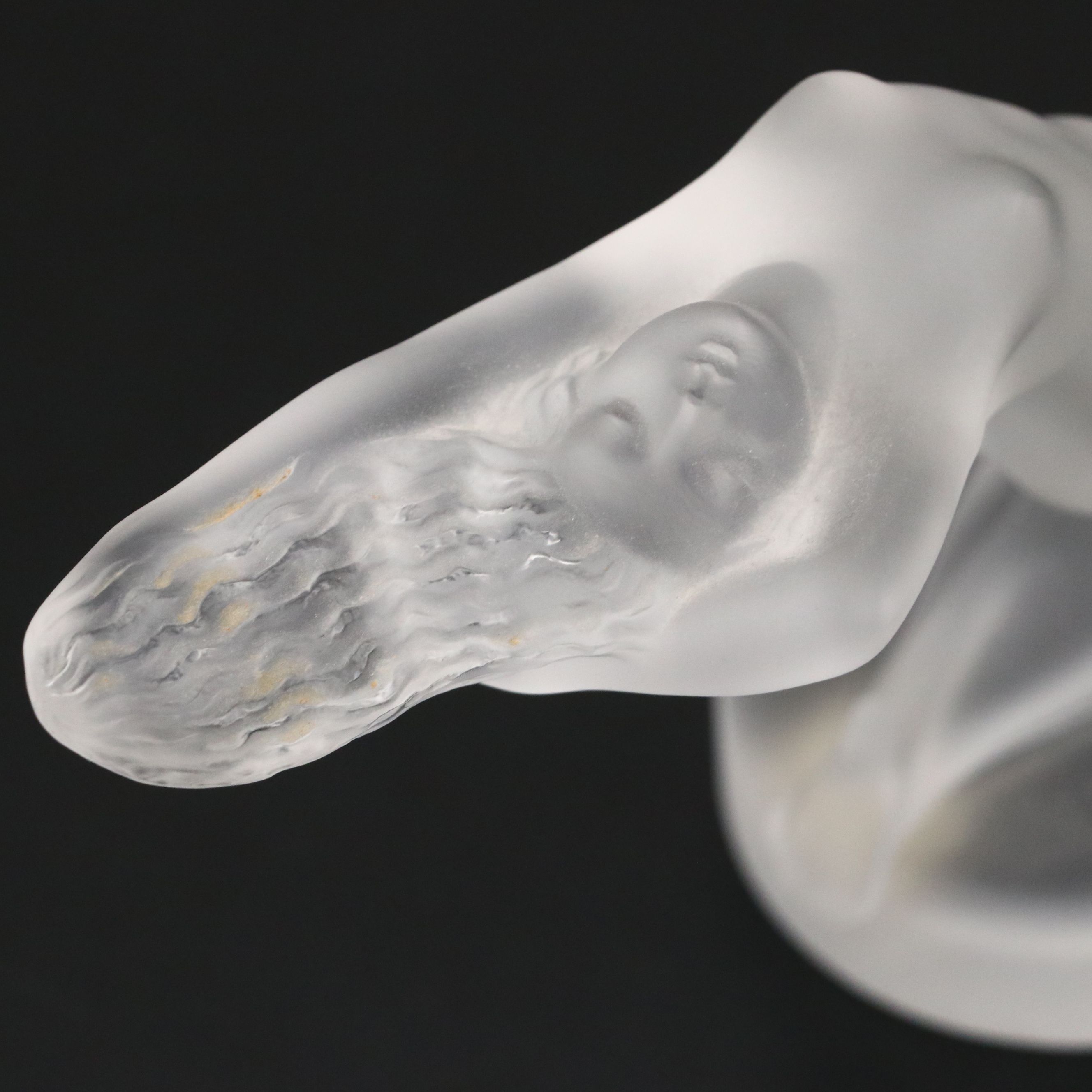 Lalique "Chrysis" Frosted Crystal Figurine