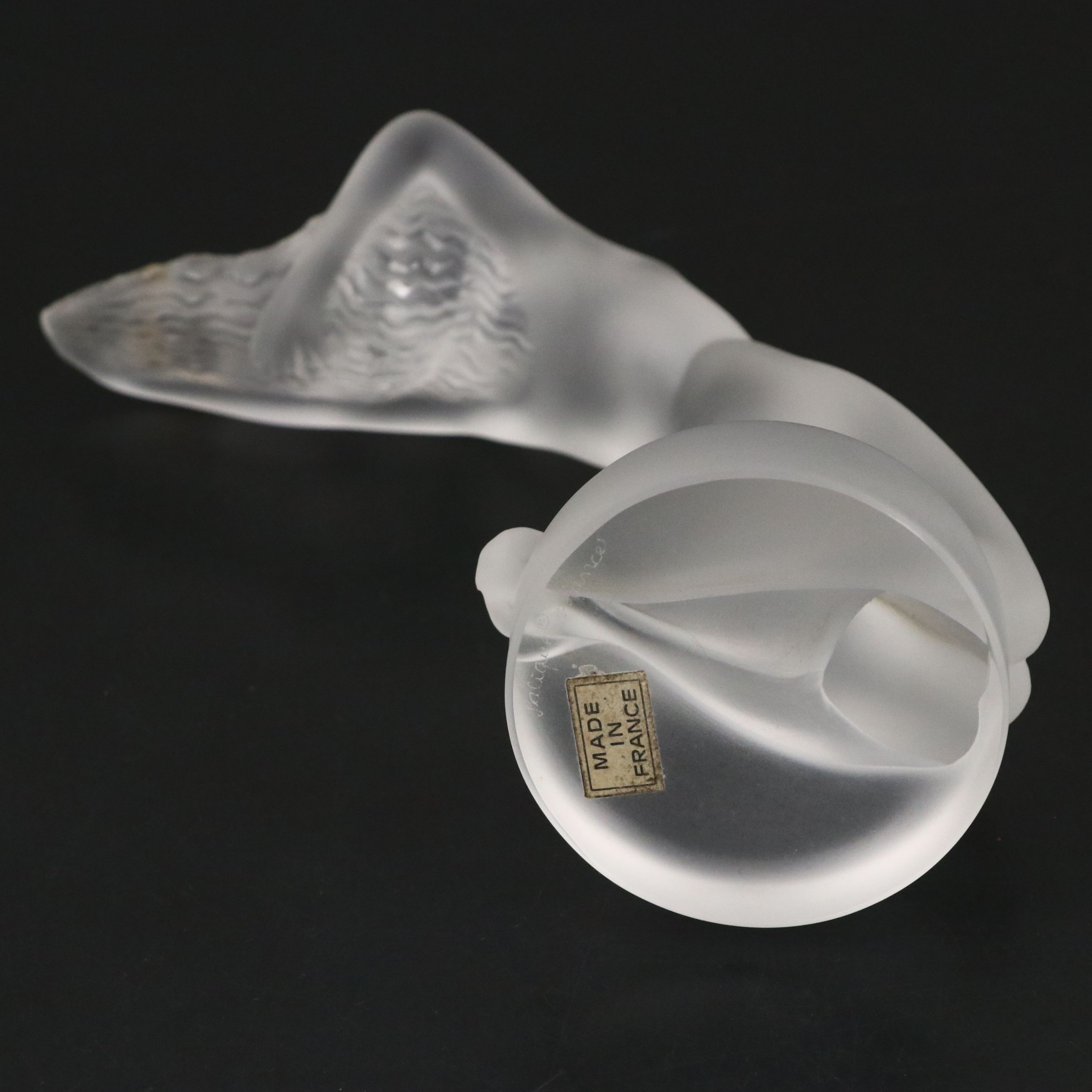Lalique "Chrysis" Frosted Crystal Figurine