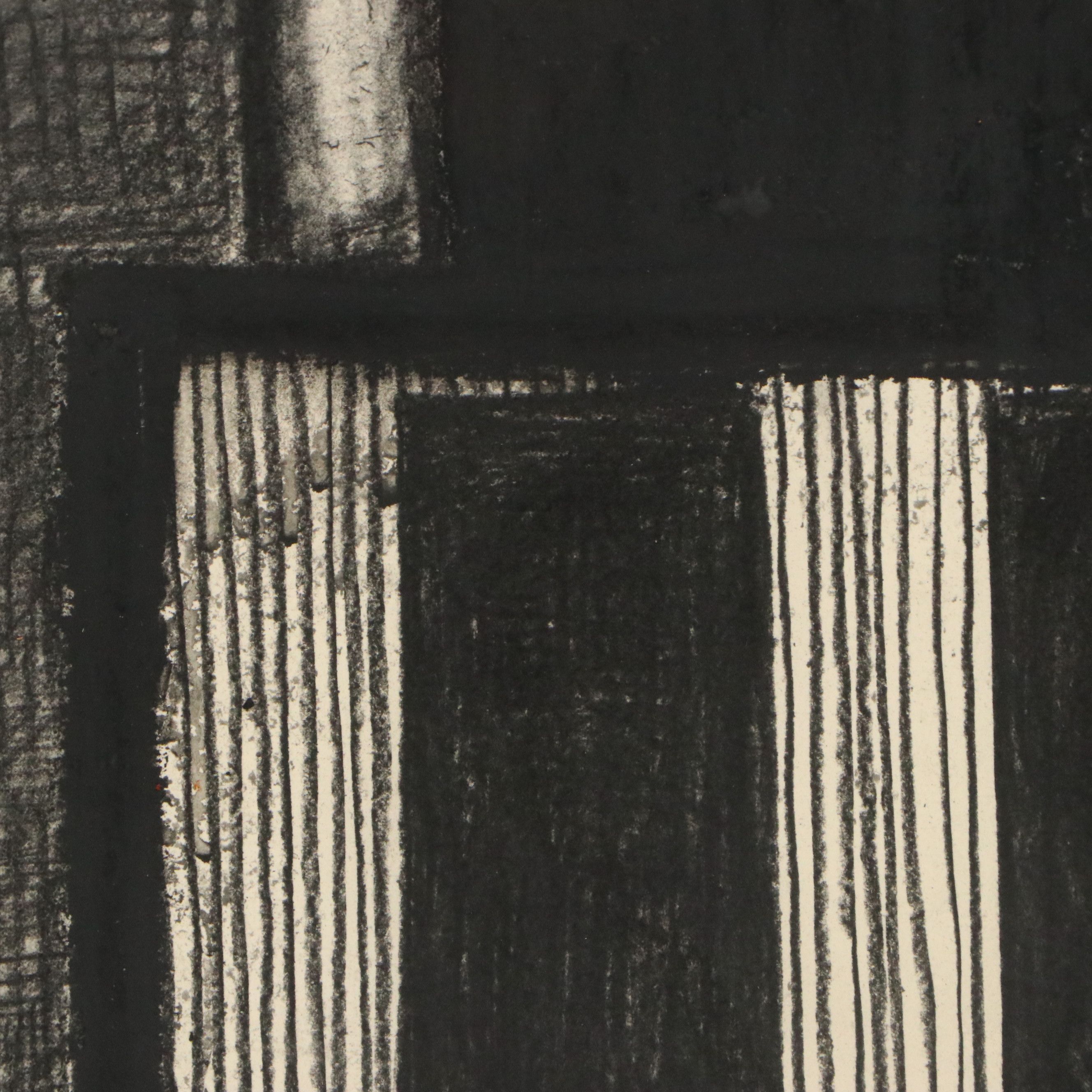 Laura Wesley Ford Charcoal Drawing "City Views #4," 20th Century