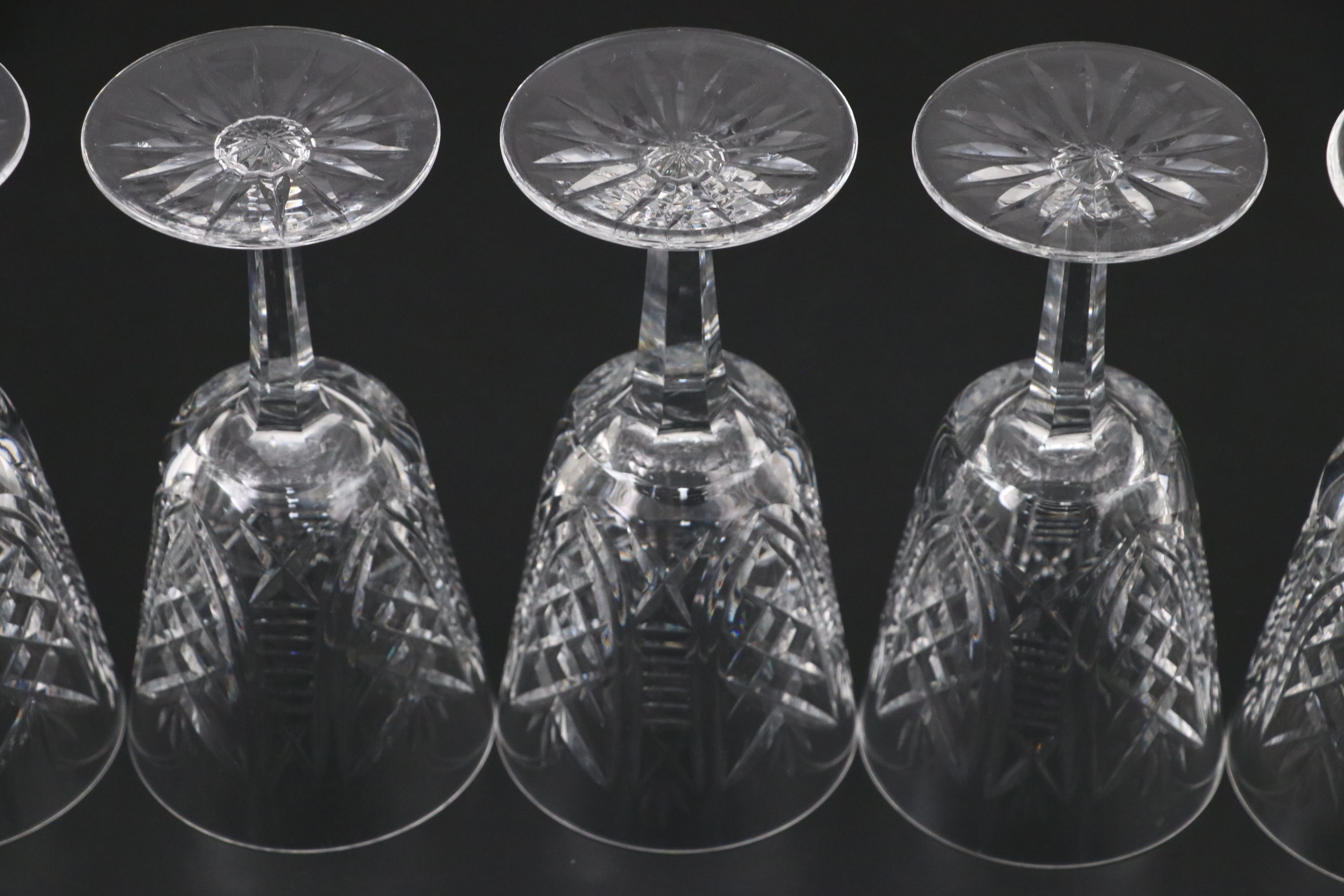 Waterford "Clare" Crystal Water Goblets