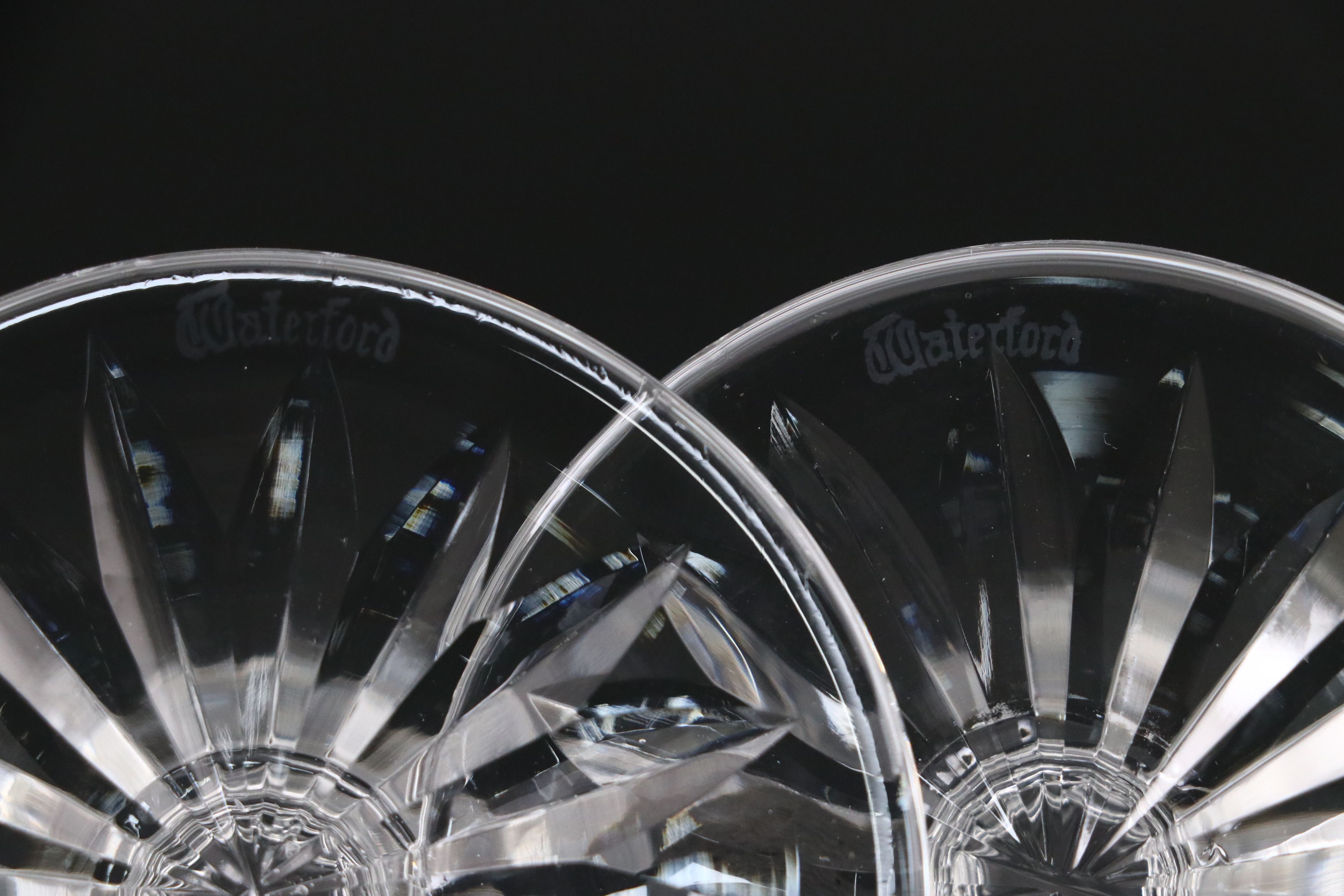Waterford "Clare" Crystal Water Goblets