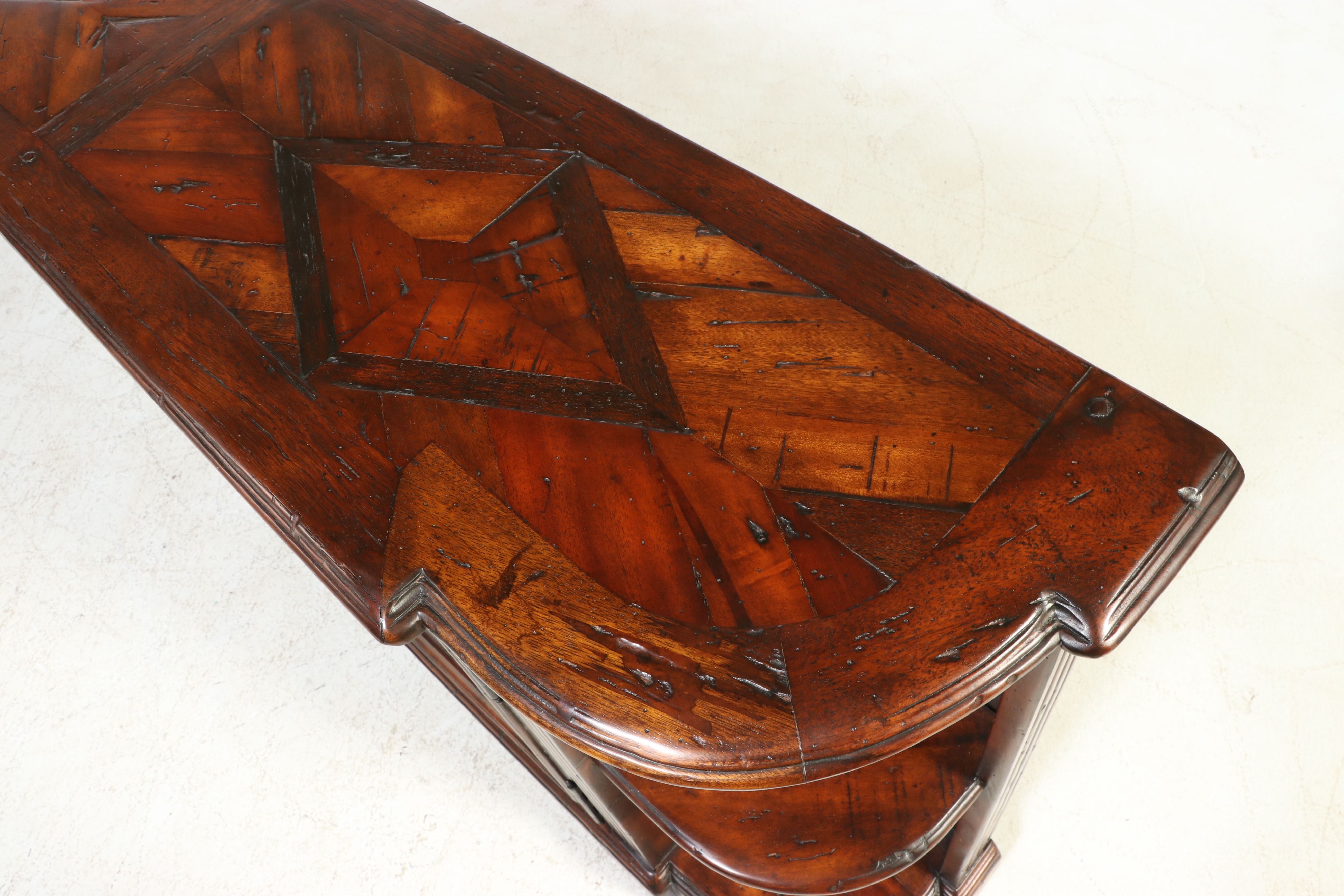 Theodore Alexander Castle Bromwich Collection Inlaid Burl Sideboard