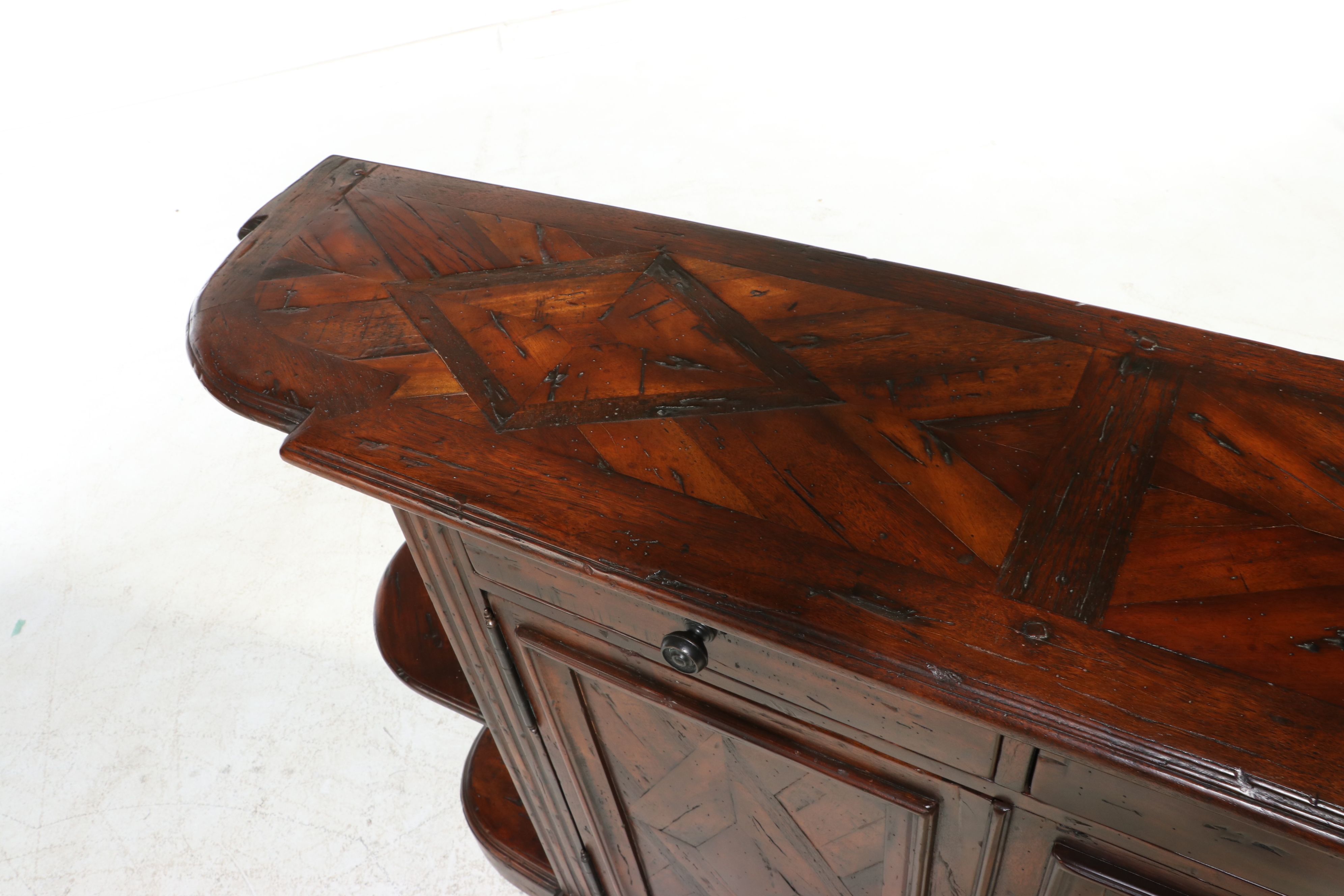 Theodore Alexander Castle Bromwich Collection Inlaid Burl Sideboard