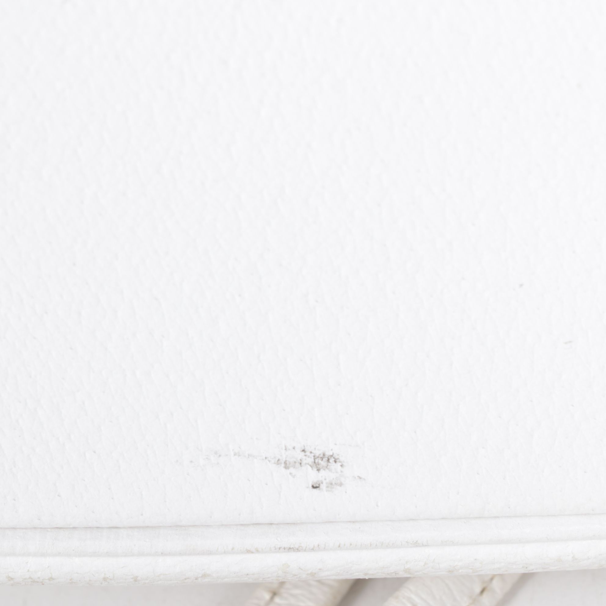 Burberry Drawstring Bucket Bag in White Canvas and Leather
