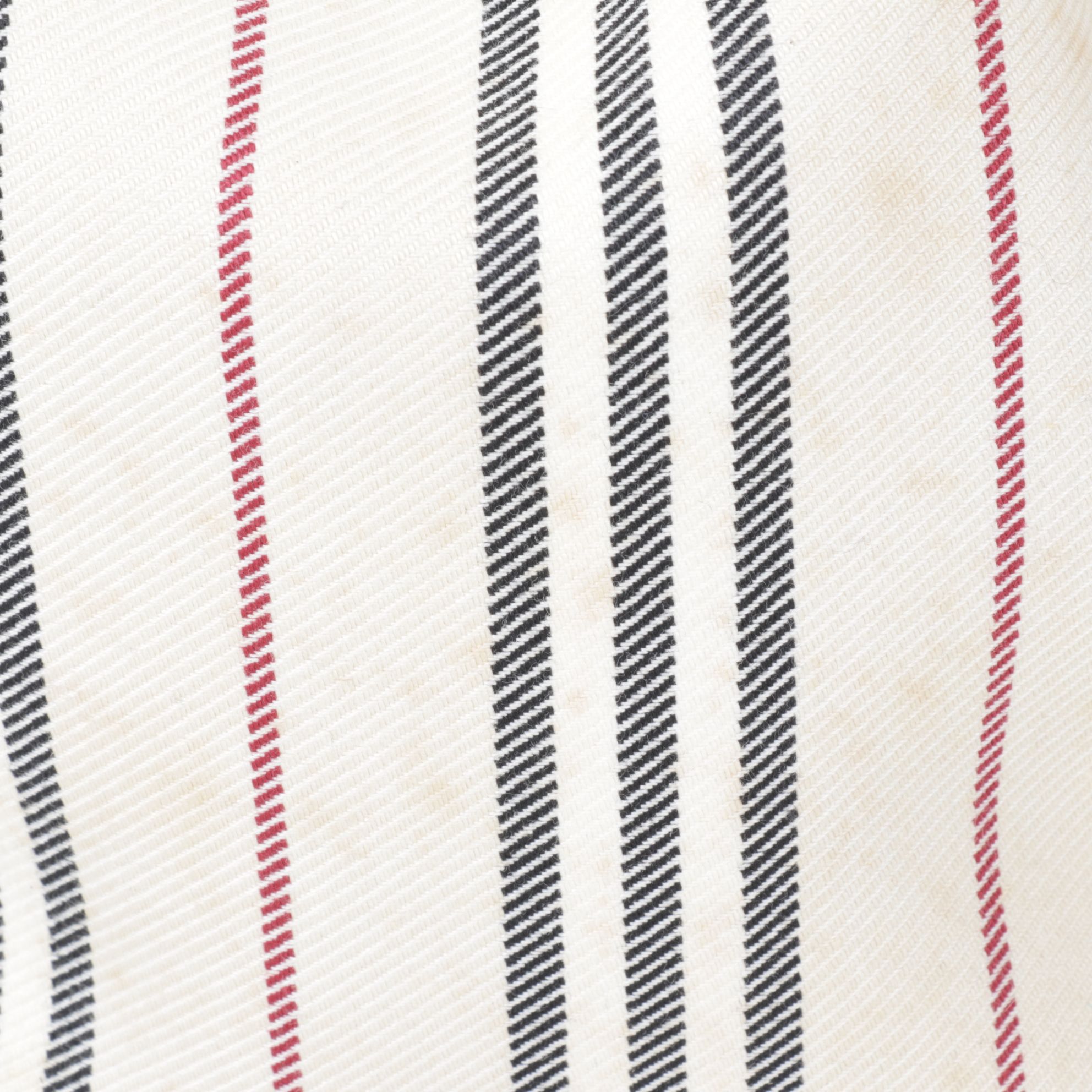 Burberry Drawstring Bucket Bag in White Canvas and Leather
