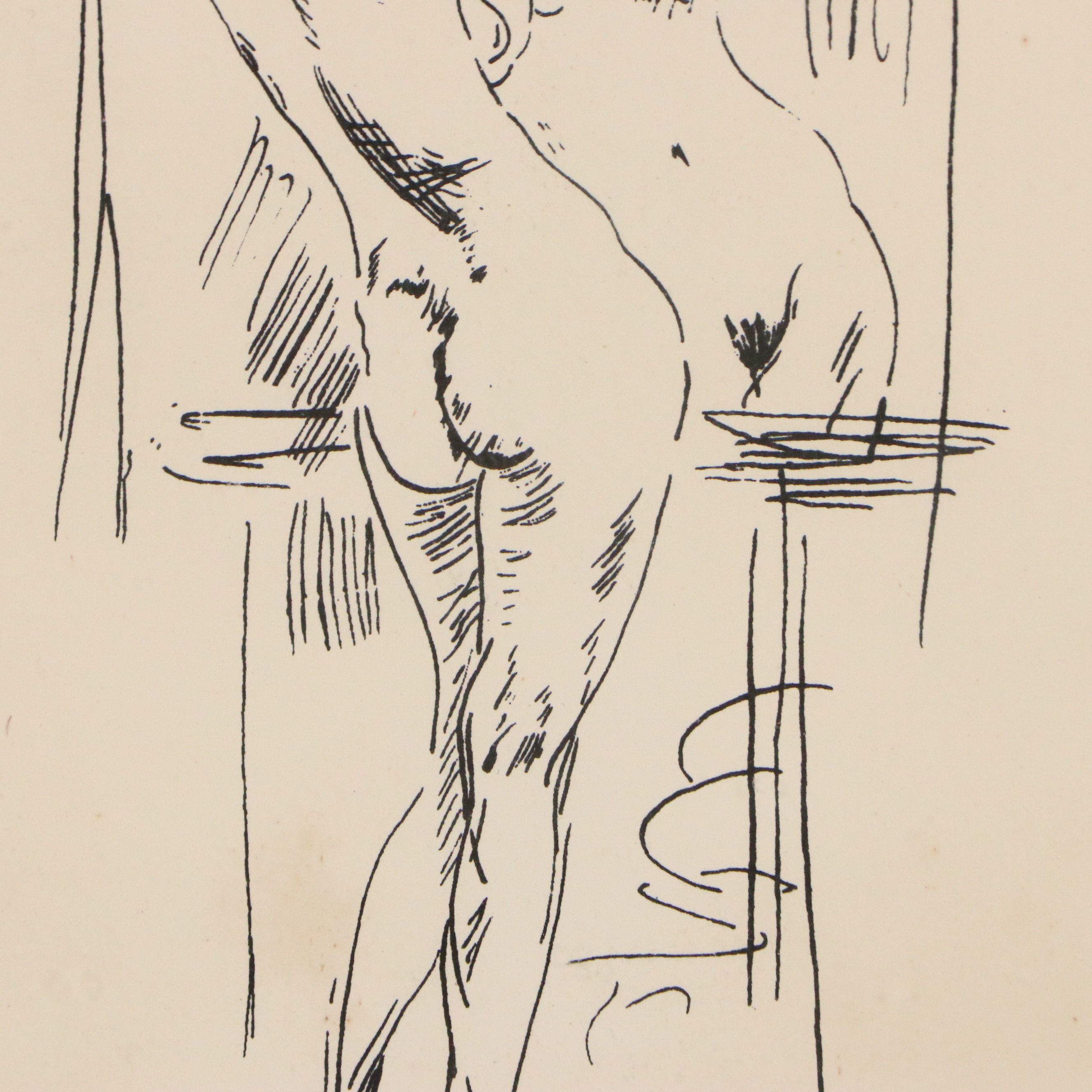 After Pablo Picasso Reproduction Print of Woman Gazing in Mirror