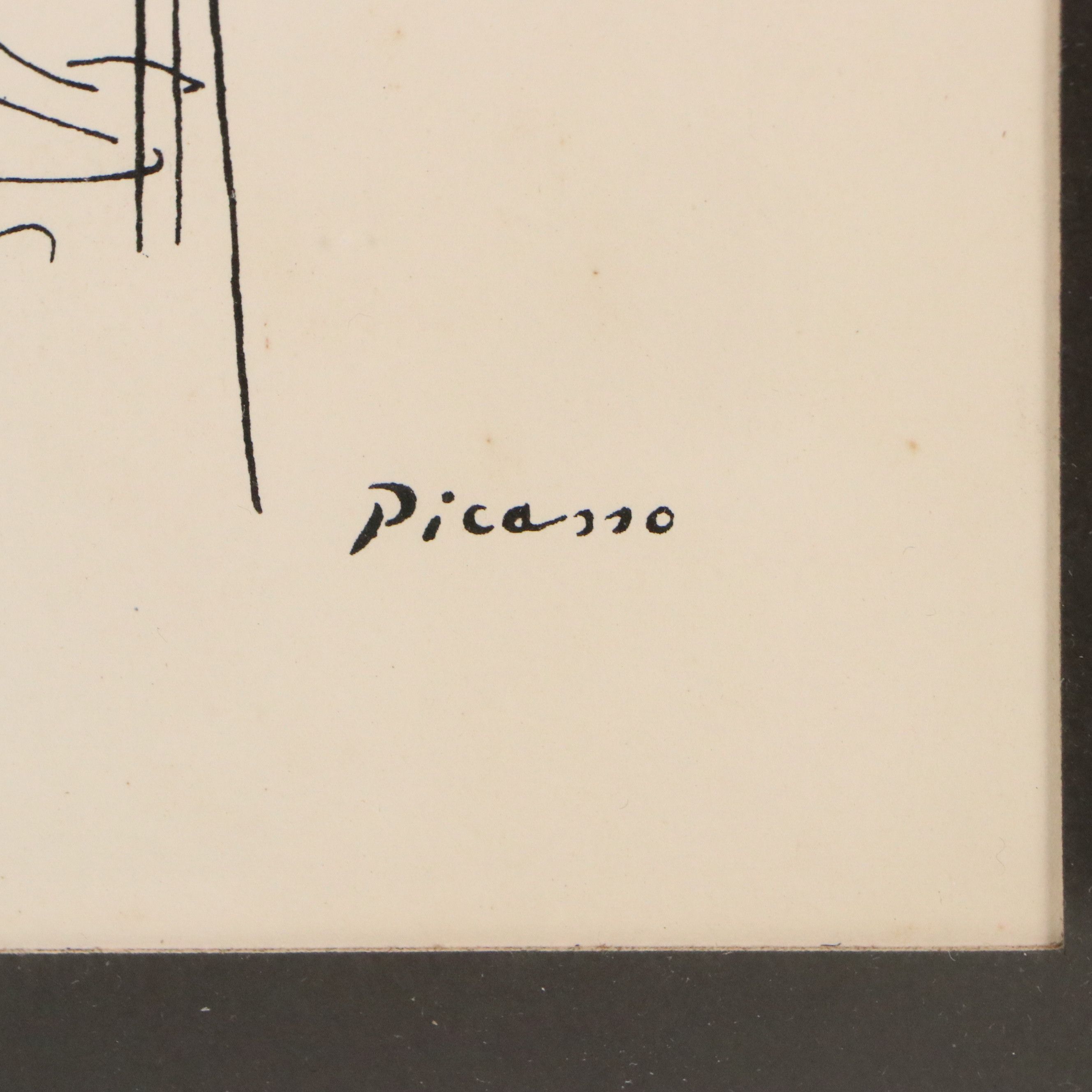 After Pablo Picasso Reproduction Print of Woman Gazing in Mirror