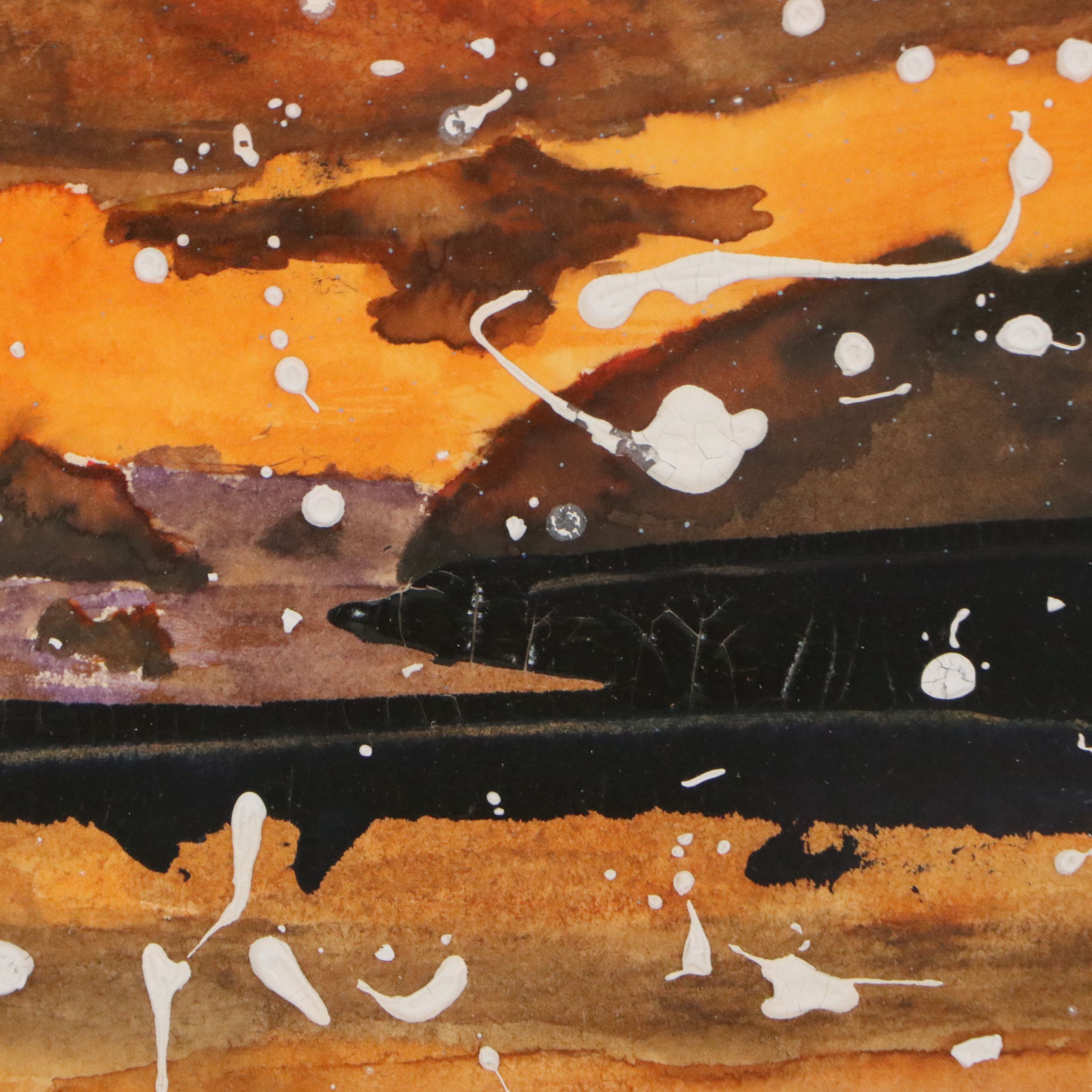 Stephanie Trivas Mixed Media Painting