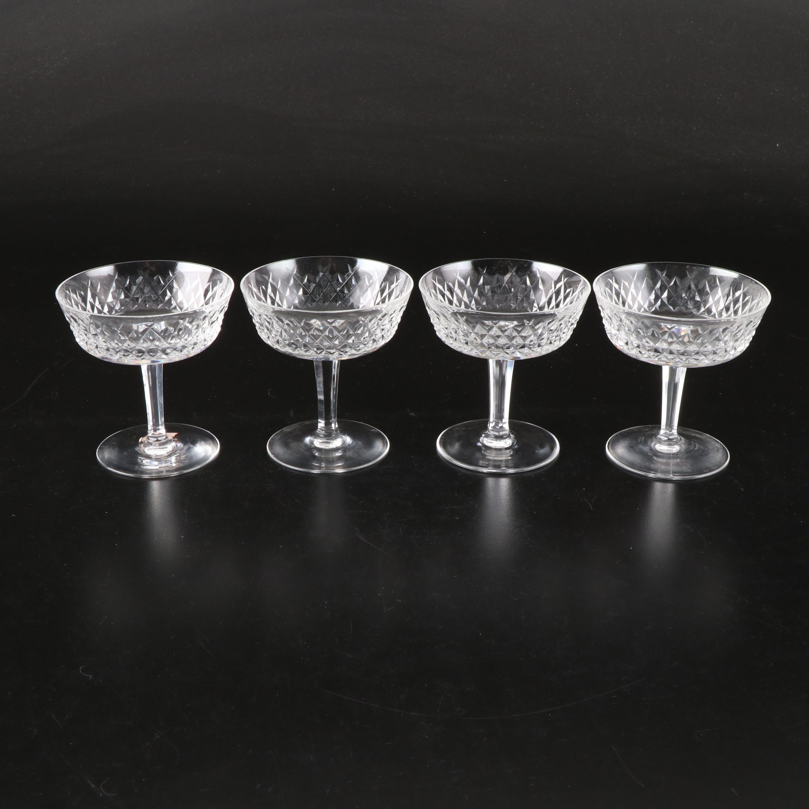 Waterford "Alana" Crystal Champagne Coupes