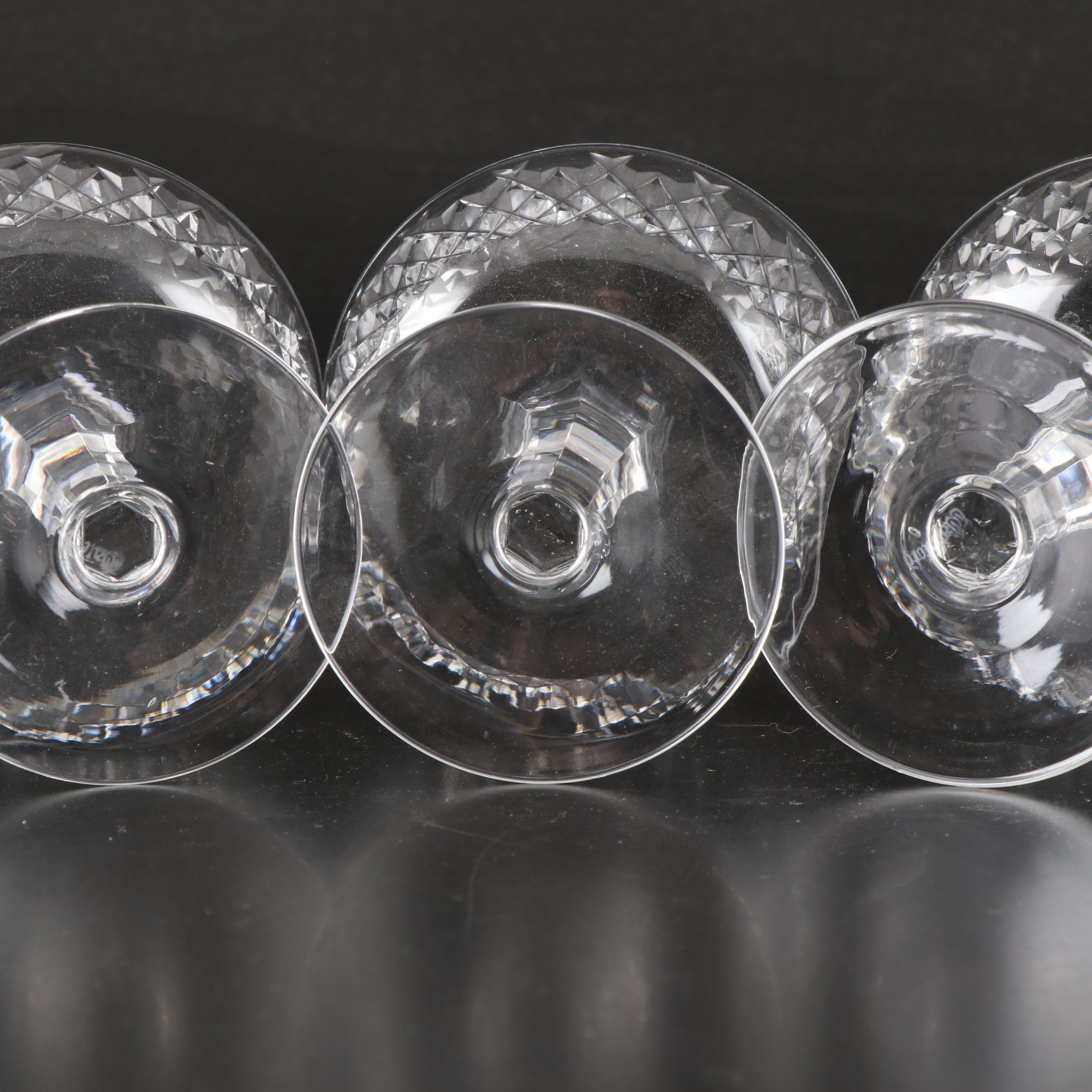 Waterford "Alana" Crystal Champagne Coupes
