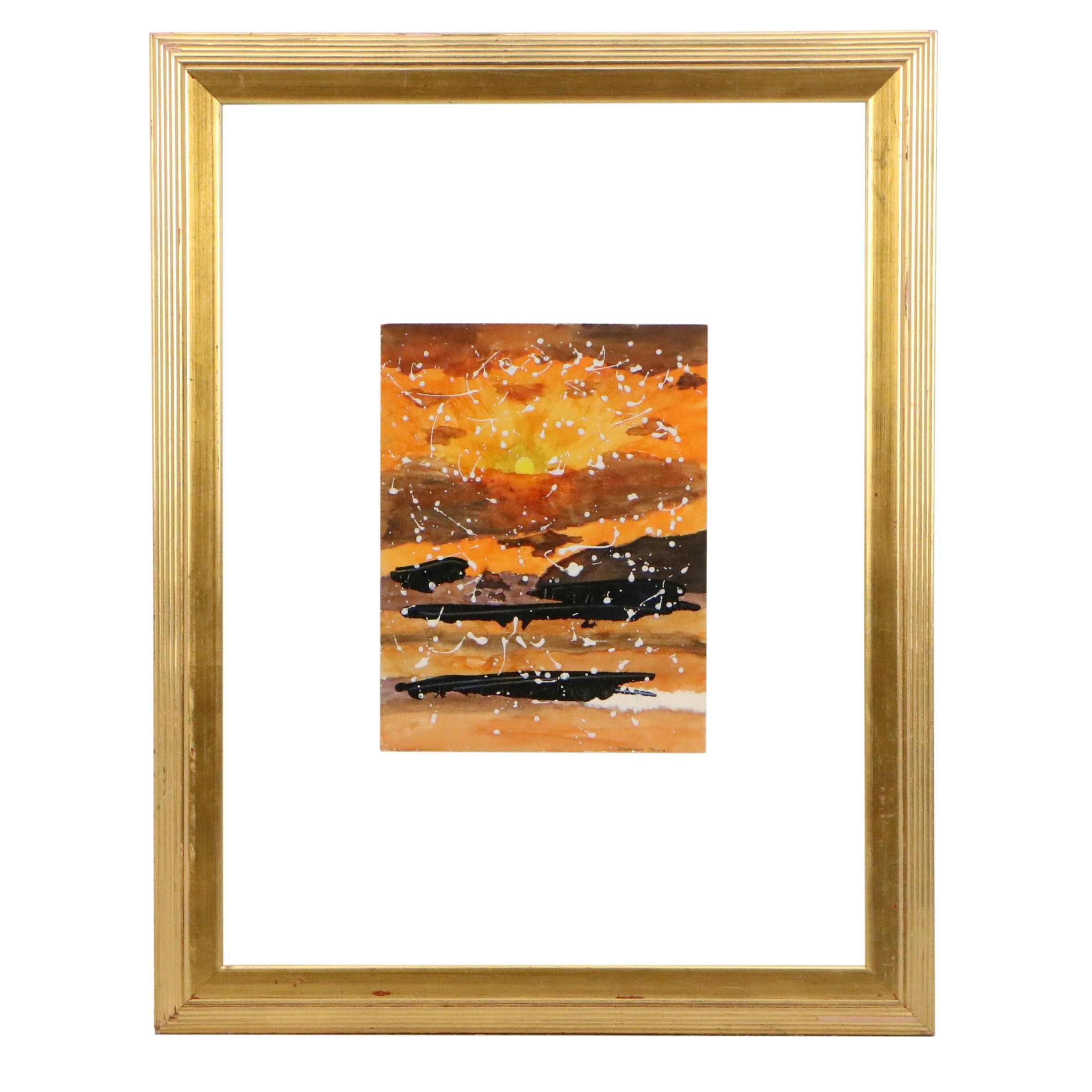 Stephanie Trivas Mixed Media Painting