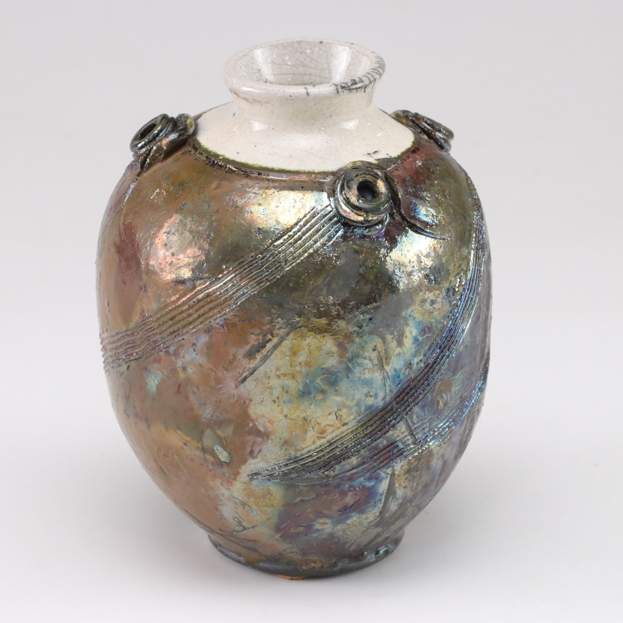 Juliana Pottery Raku Vase