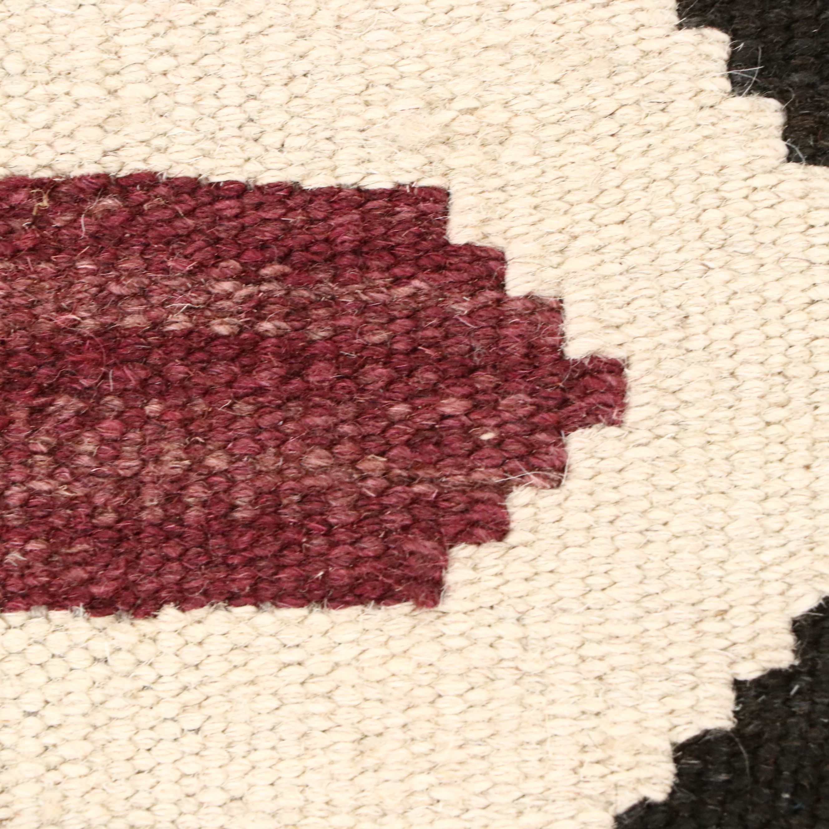 5'9 x 8'4 Handwoven Pakistani Kilim Area Rug