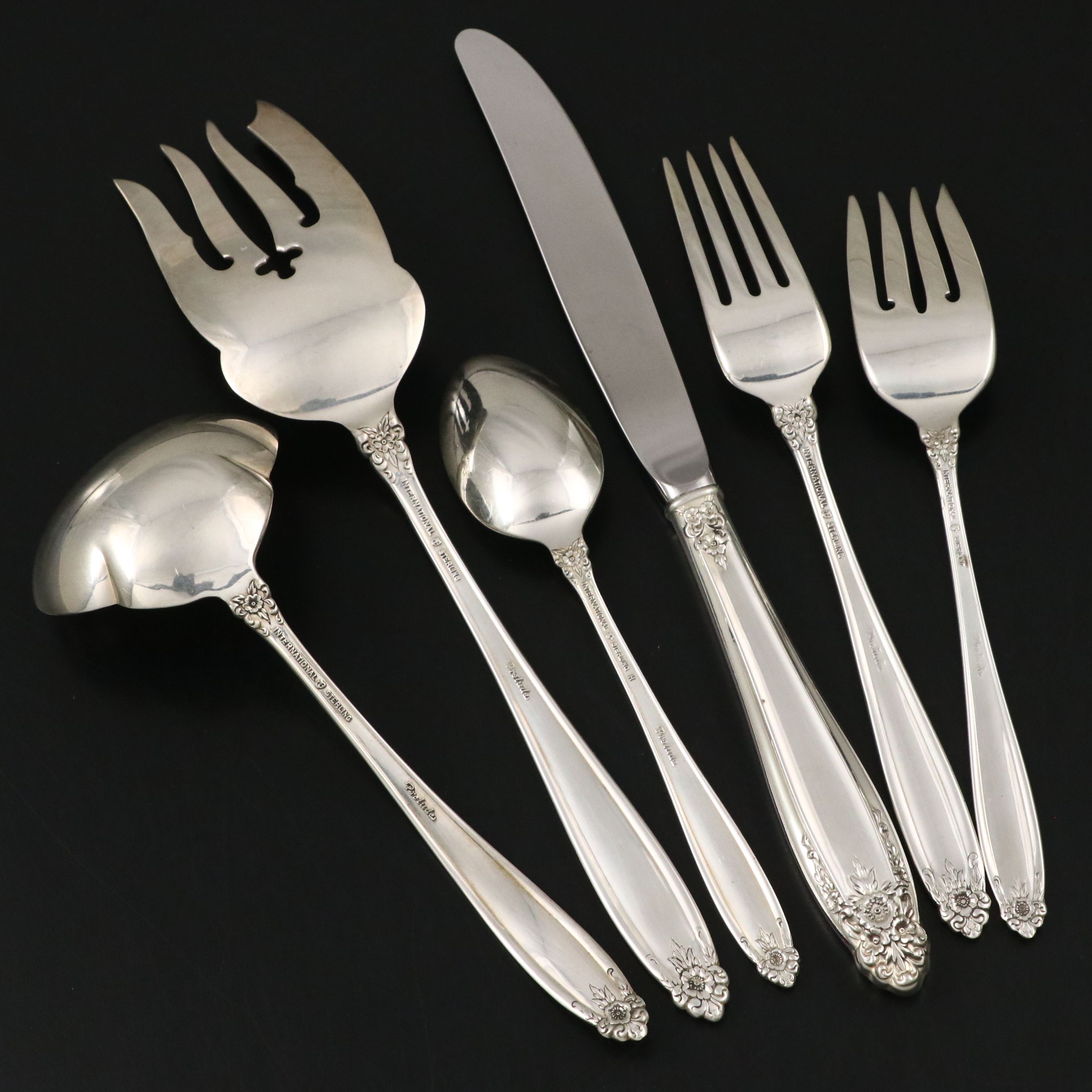 International "Prelude" Sterling Silver Flatware
