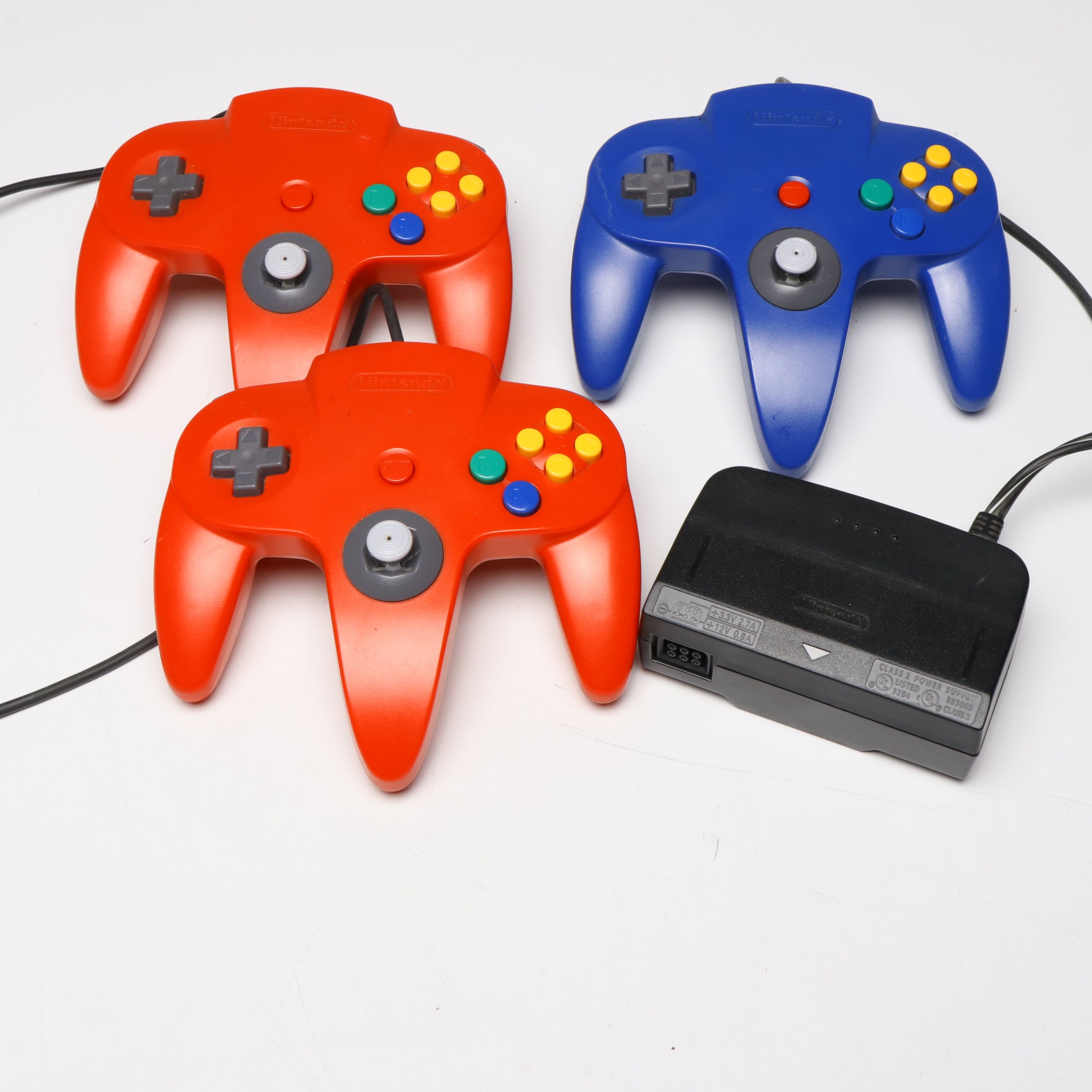 Nintendo 64 "Super Smash Bros," "Mario Kart 64" and More Games and Controllers