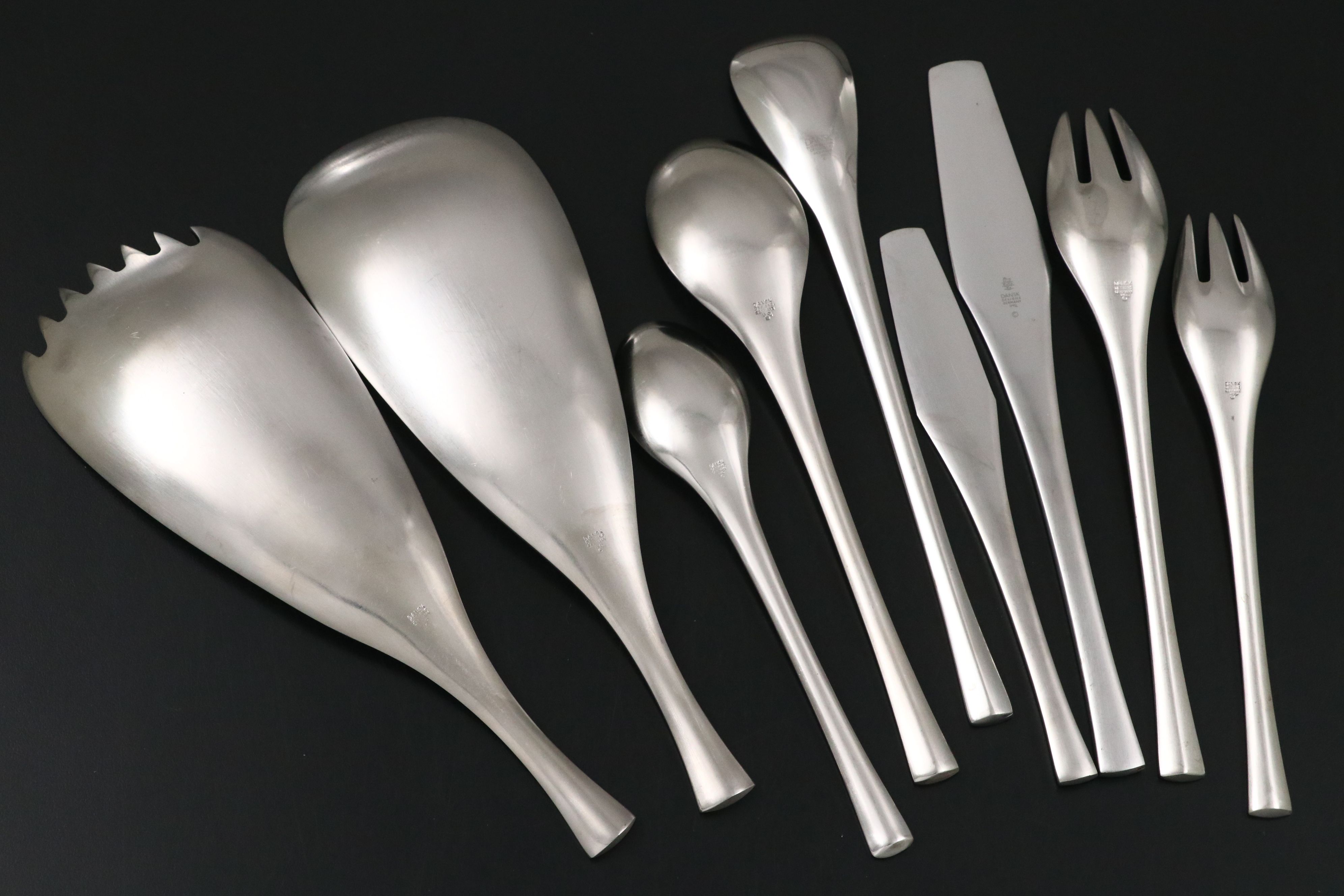 Dansk "Odin" Stainless Steel Flatware, Late 20th Century