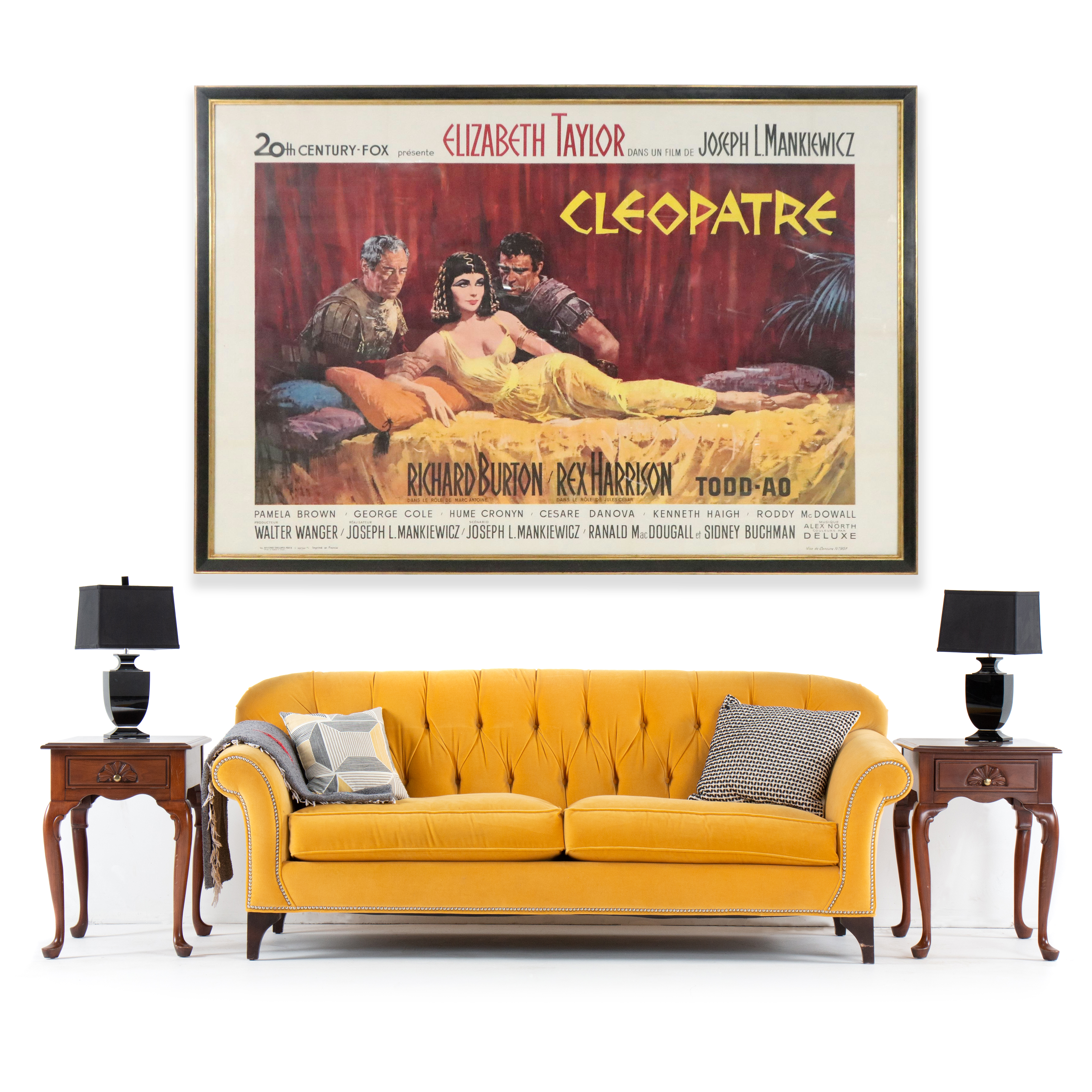Large-Scale French Language "Cleopatra" Movie Poster After Howard Terpning, 1963