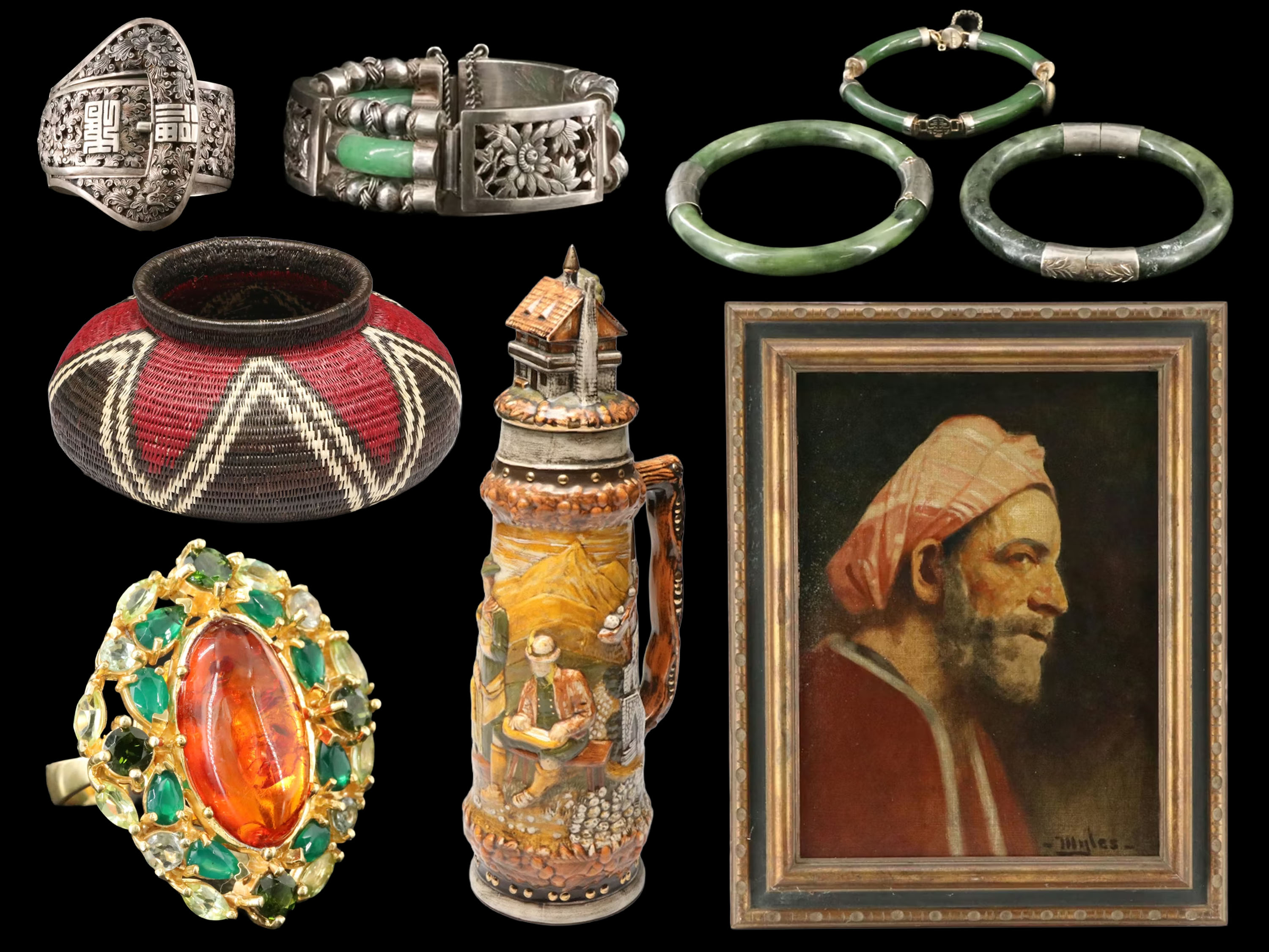 Curated Rugs, Fine Art, Asian Antiques & Artisan Jewelry from East to West