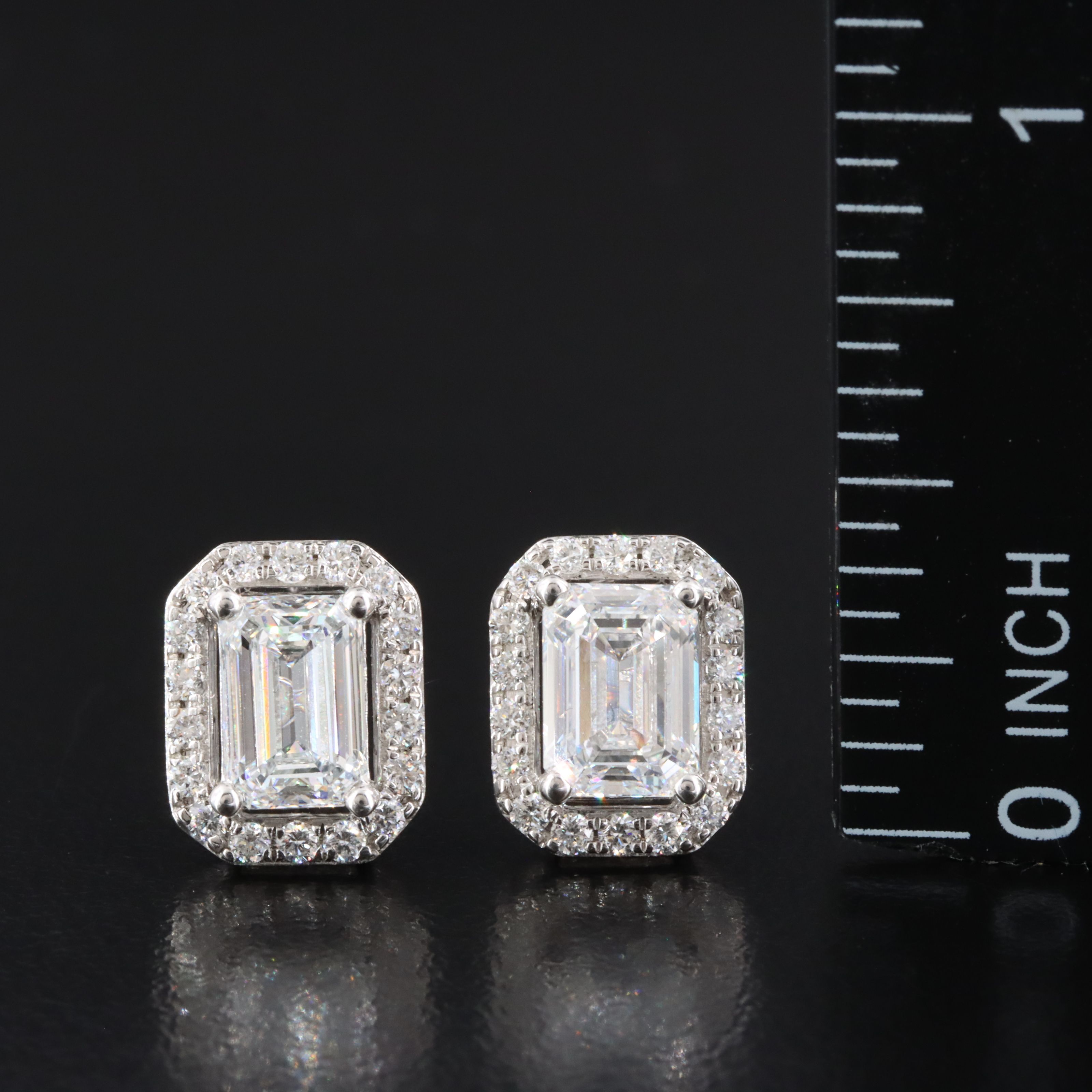 14K 2.47 CTW Lab Grown Diamond Earrings